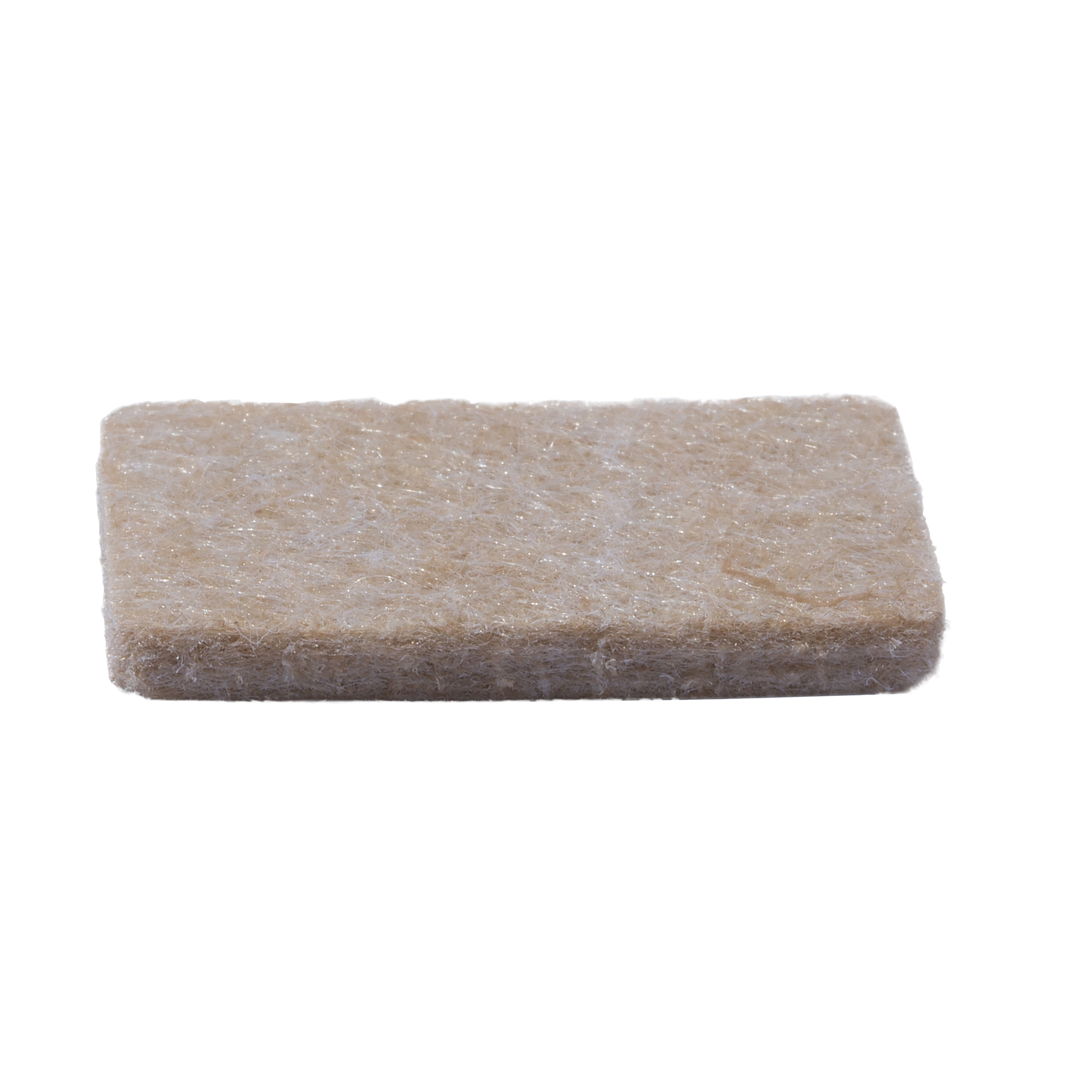 8 patín rectangulares STANDERS de fieltro beige 36x22 mm - 2