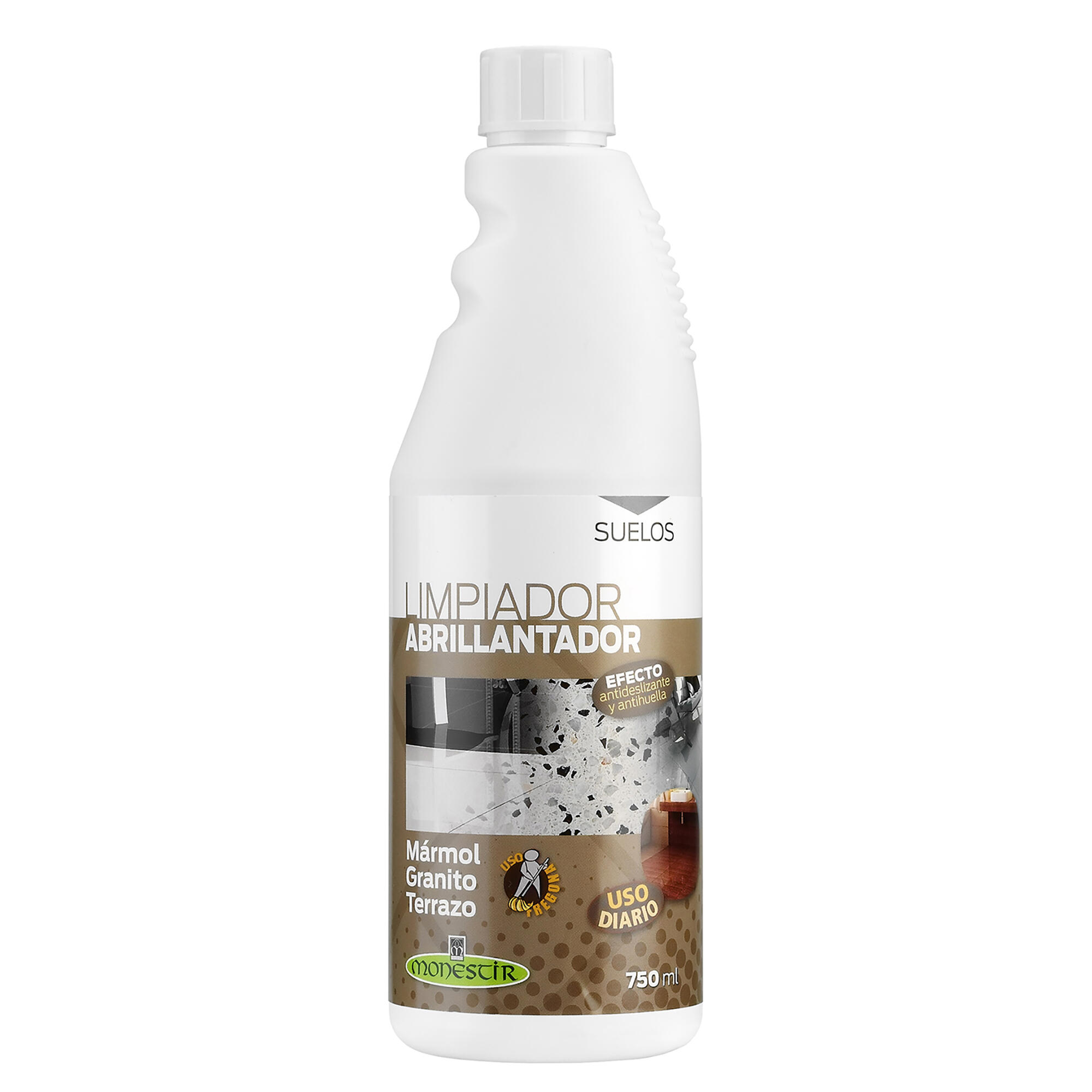 Limpiador abrillantador para marmól, terrazo, granito monestir 750ml