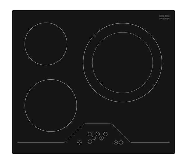 Plaque vitrocéramique 3 feux, FRIONOR TVS635 Noir