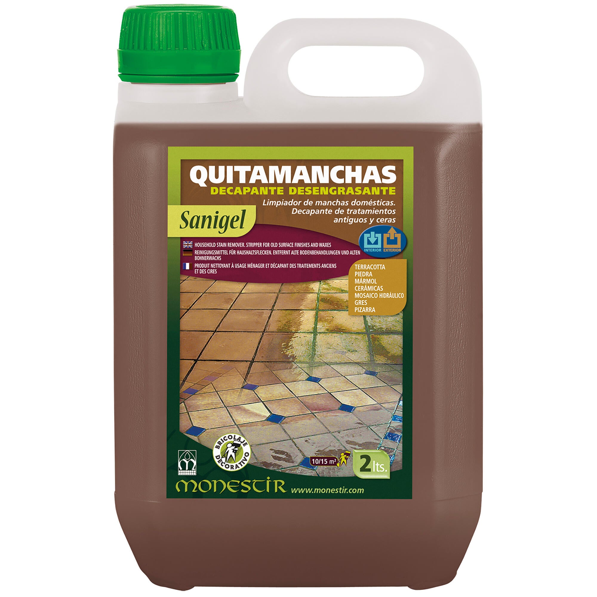Sanigel quitamanchas decapante monestir 2l