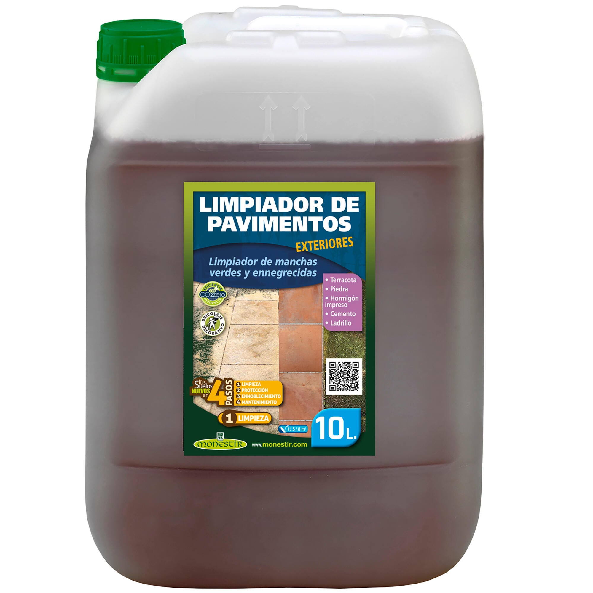 Limpiador de pavimentos exteriores monestir 10l