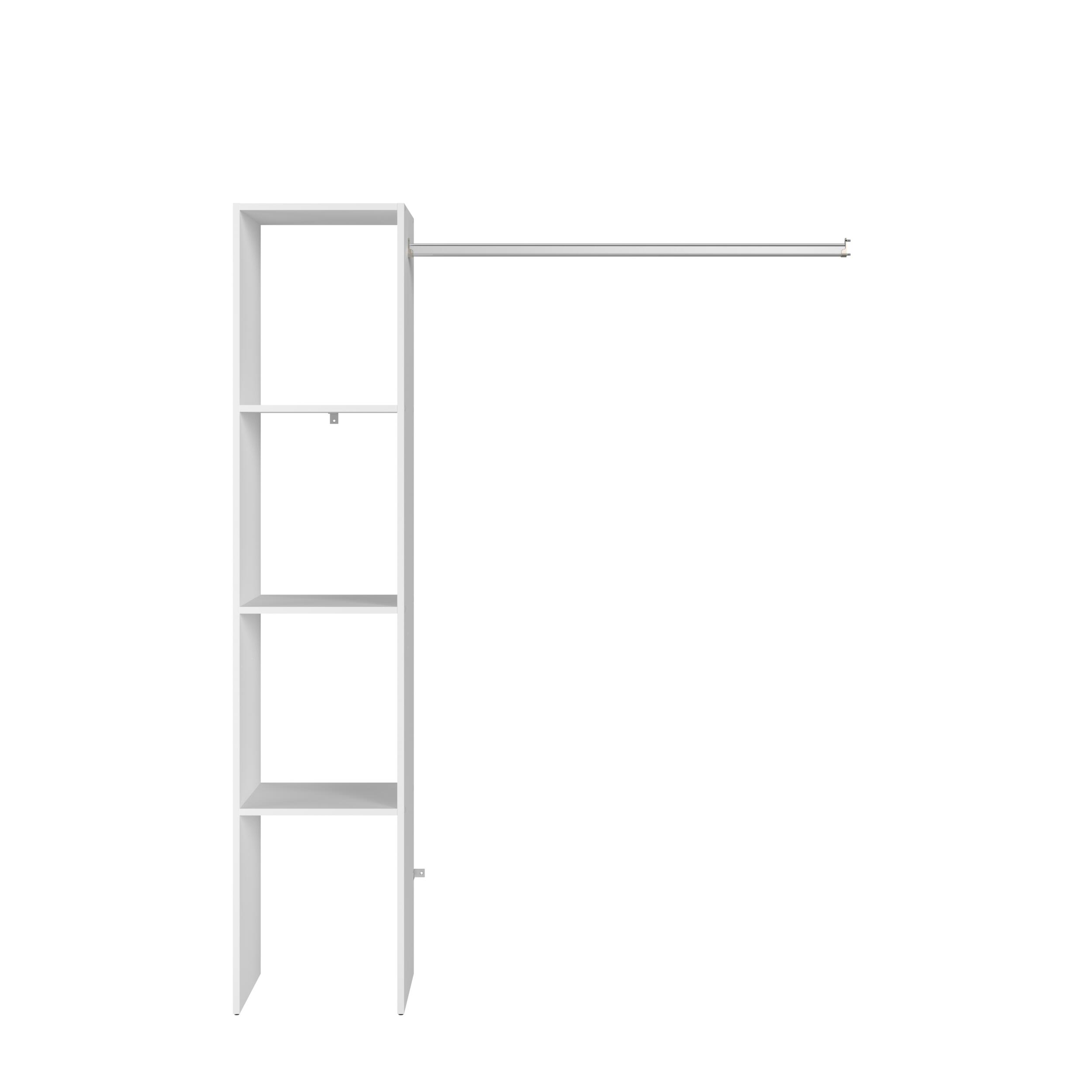 Kit vestidor Combi 138x180x40cm blanco Box A
 - 5