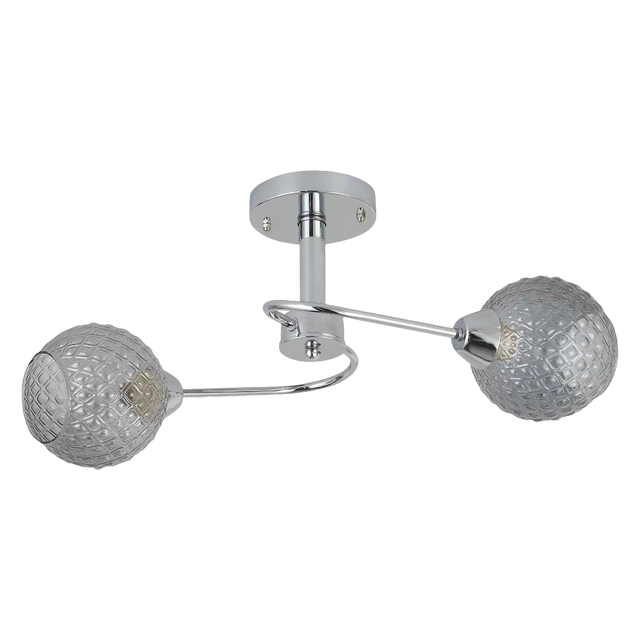 Lampa sufitowa Oakland chrom 2 x E27 Milagro