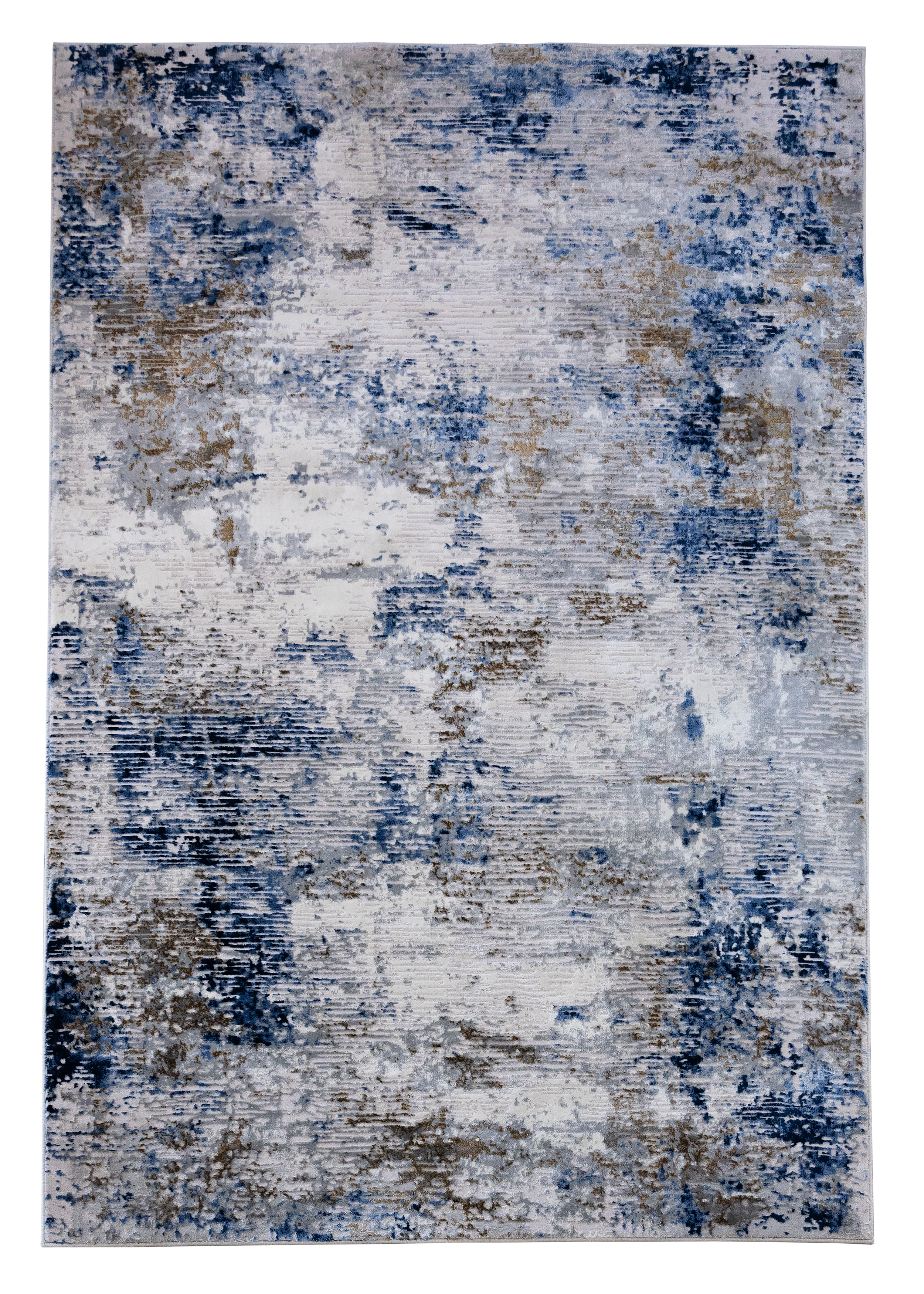 Dywan Nevada przecierany beżowo-niebieski 120 x 160 cm