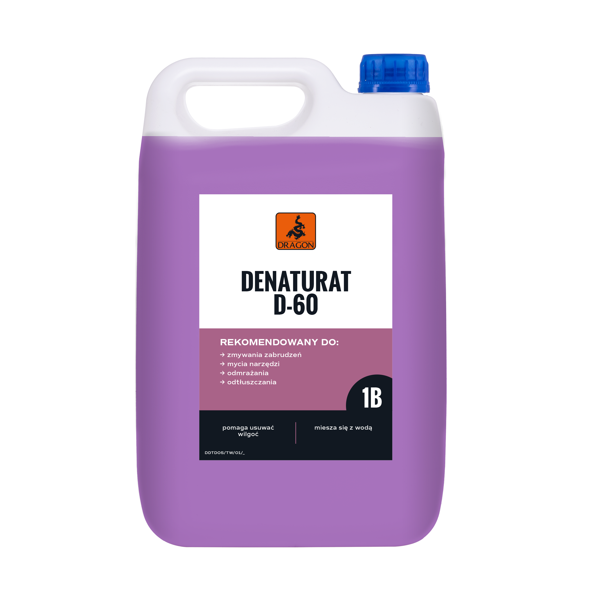 Rozpuszczalnik denaturat D60 5L DRAGON
