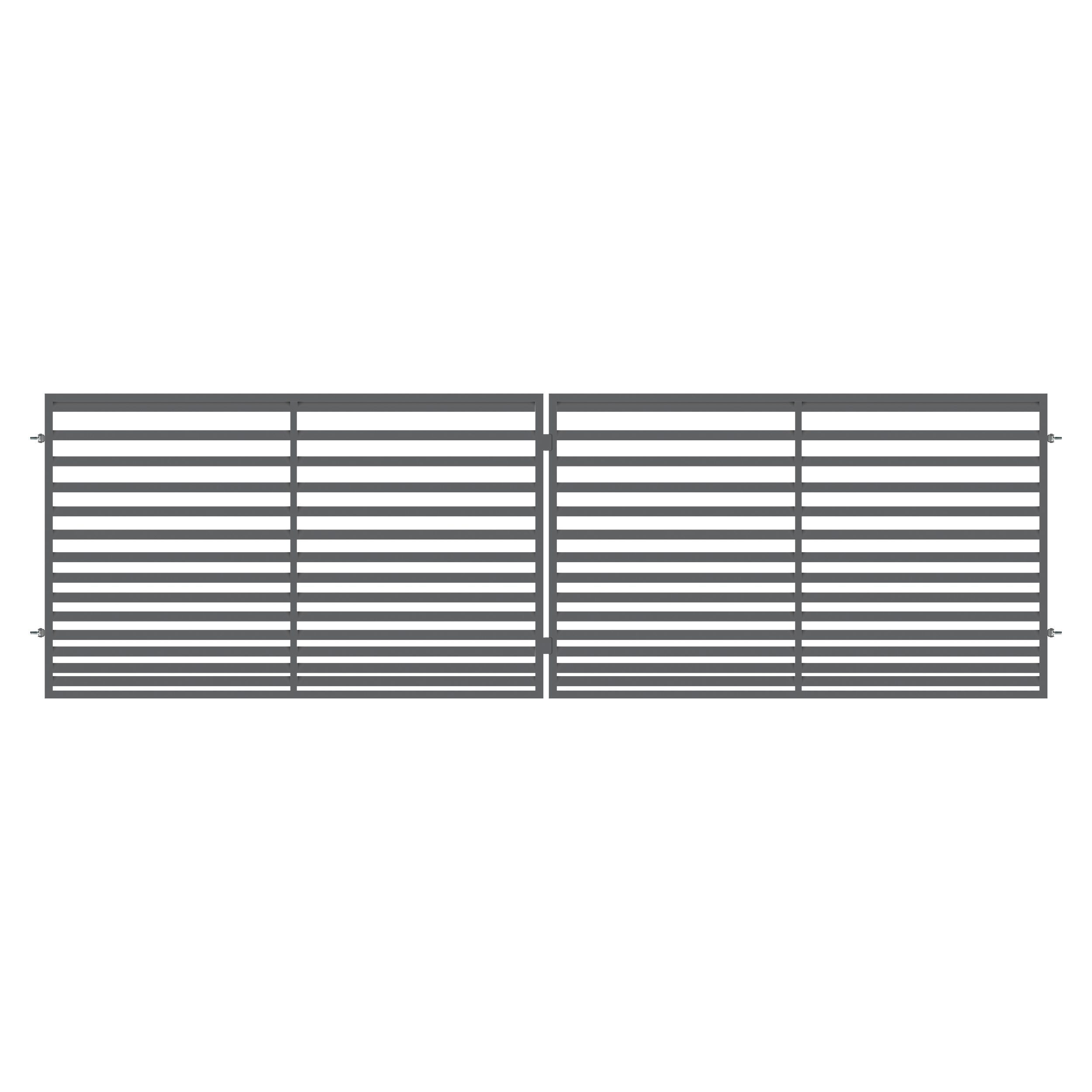 Brama dwuskrzydłowa Bali II 5x1,5 m Polbram