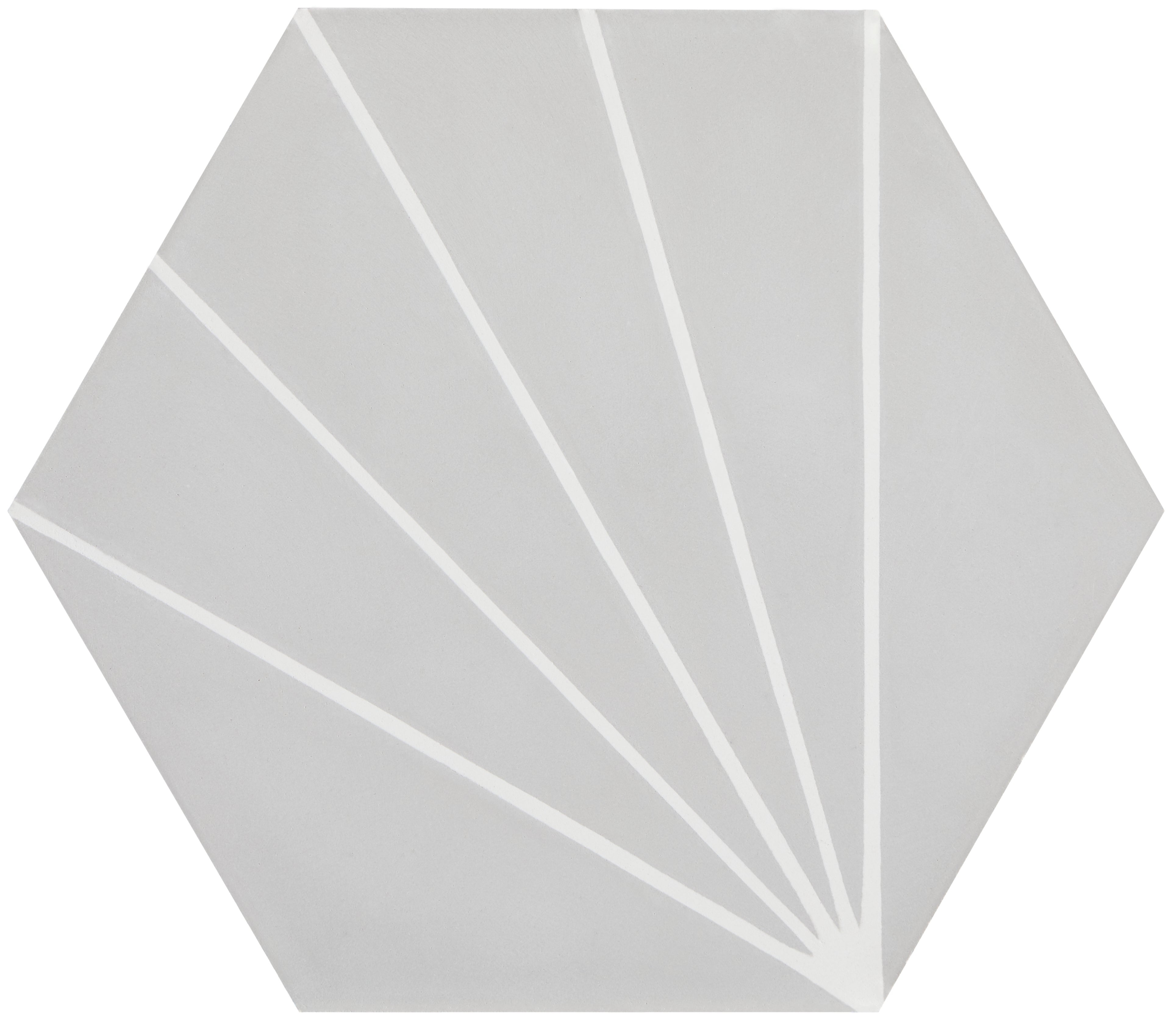 Suelo efecto cemento gris y blanco 20x20 cm