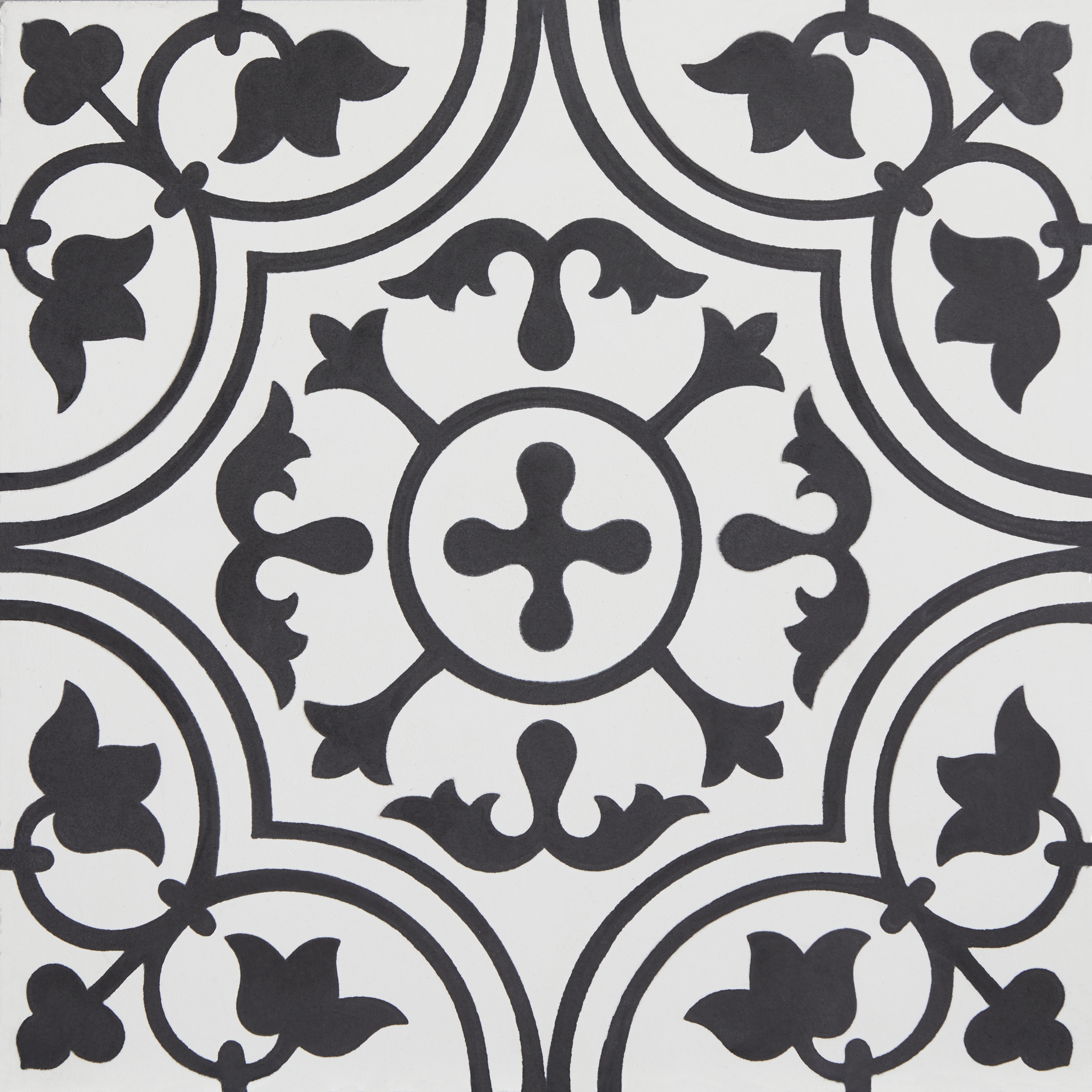 Suelo cemento hidra efecto hidráulico retro negro 20x20 cm