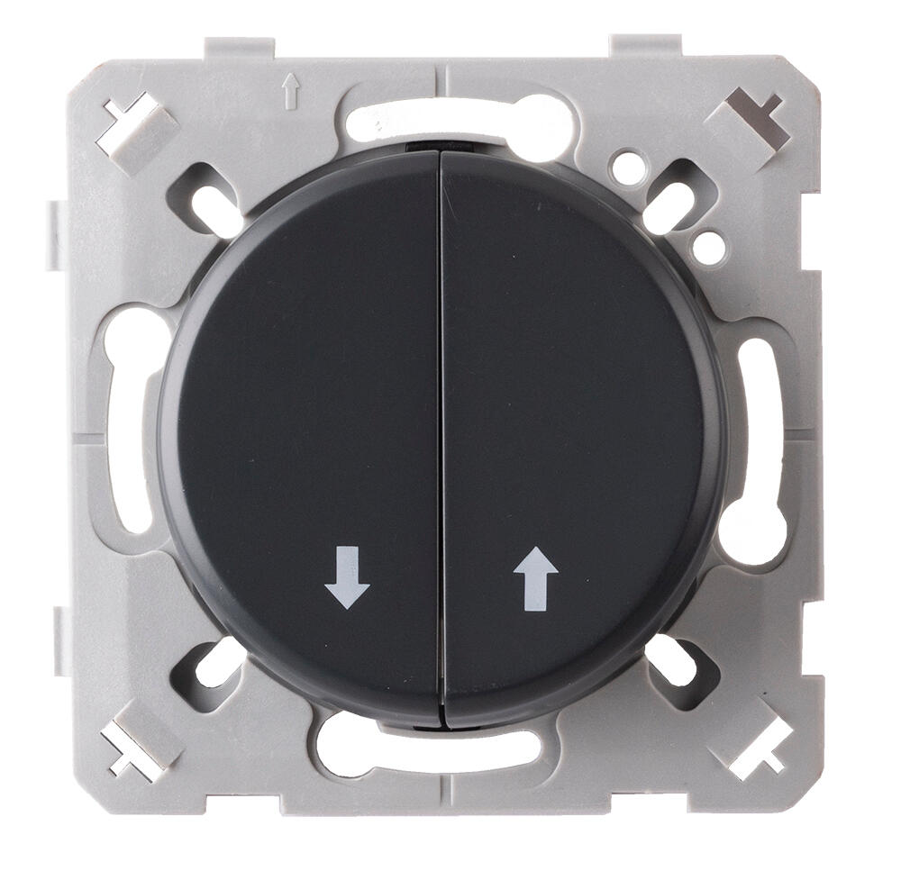Commande volets roulants à assembler Epure, gris anthracite | Leroy Merlin