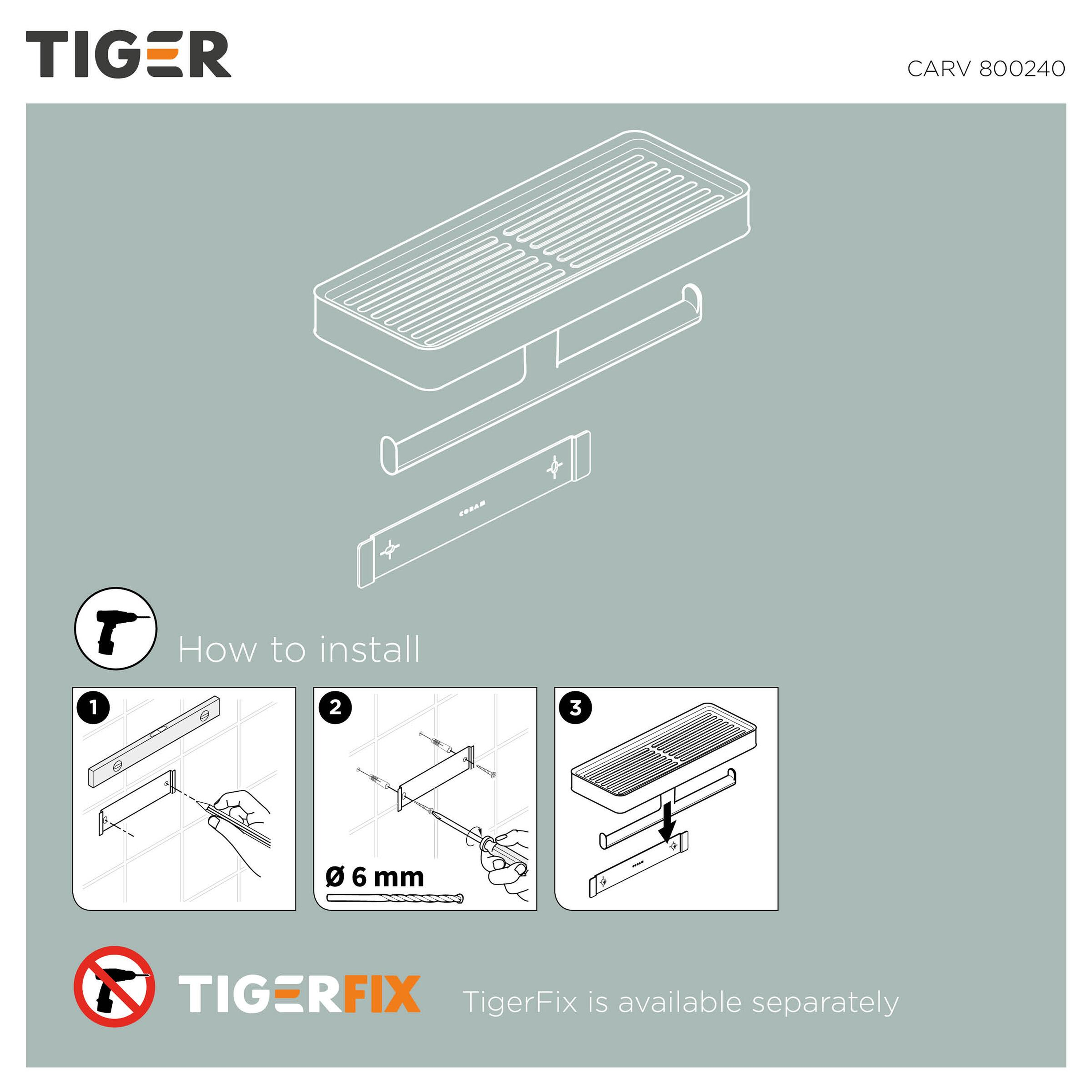 Uchwyt ścienny na papier toaletowy Carv TIGER - 4