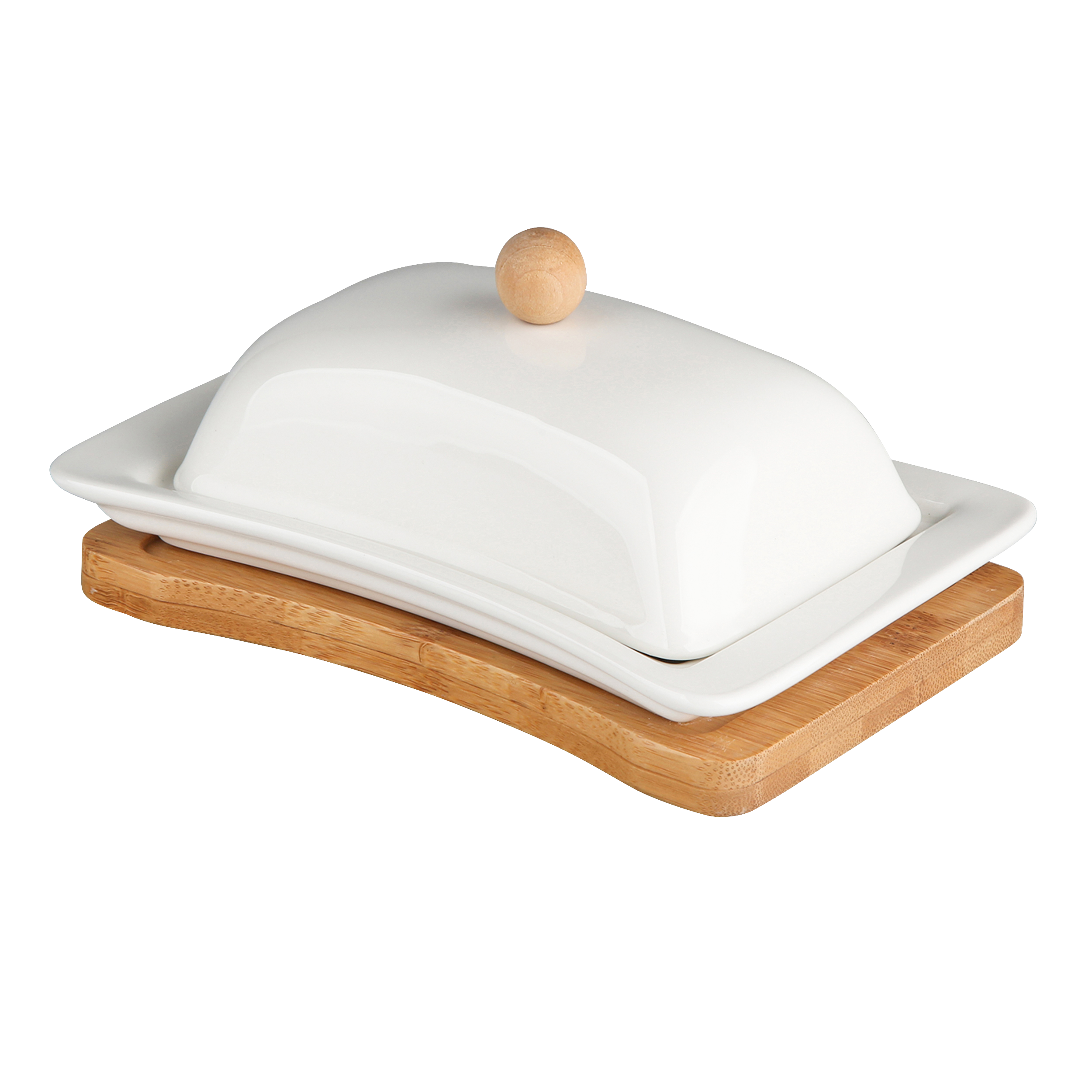 Maselnica porcelanowa na bambusowej podstawie Altom Design