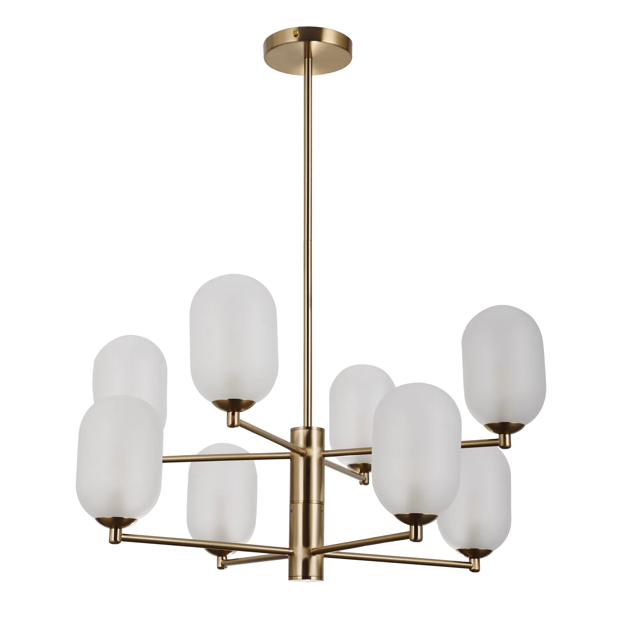 Lampa wisząca Perano brązowa 8 x G9 Italux