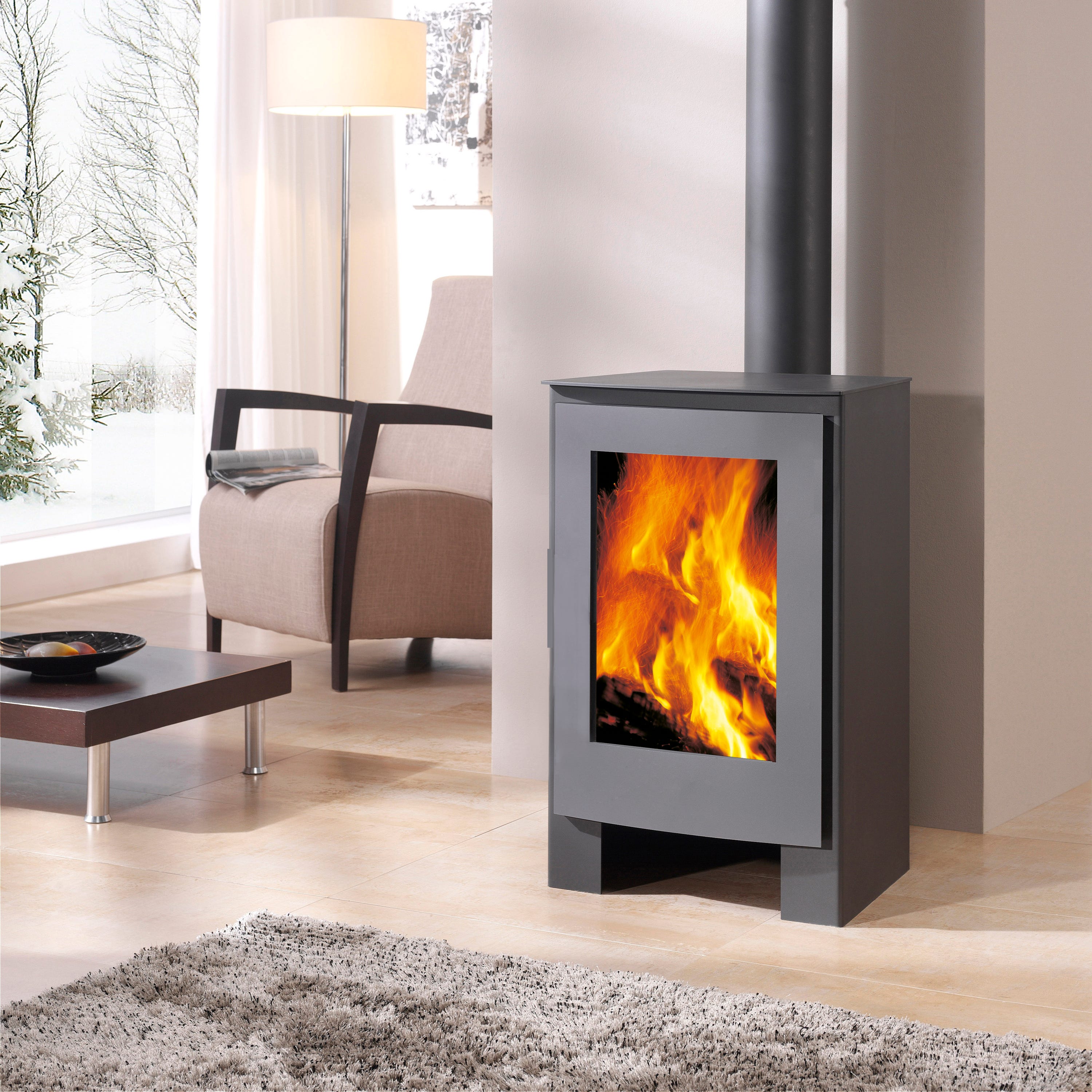 Poêle Barbecue Acier Inox Mimiuo Poêle En Fonte, 30cm Ronde Poele Grill Avec Manche Grill Antiadhésif Pour Barbecue