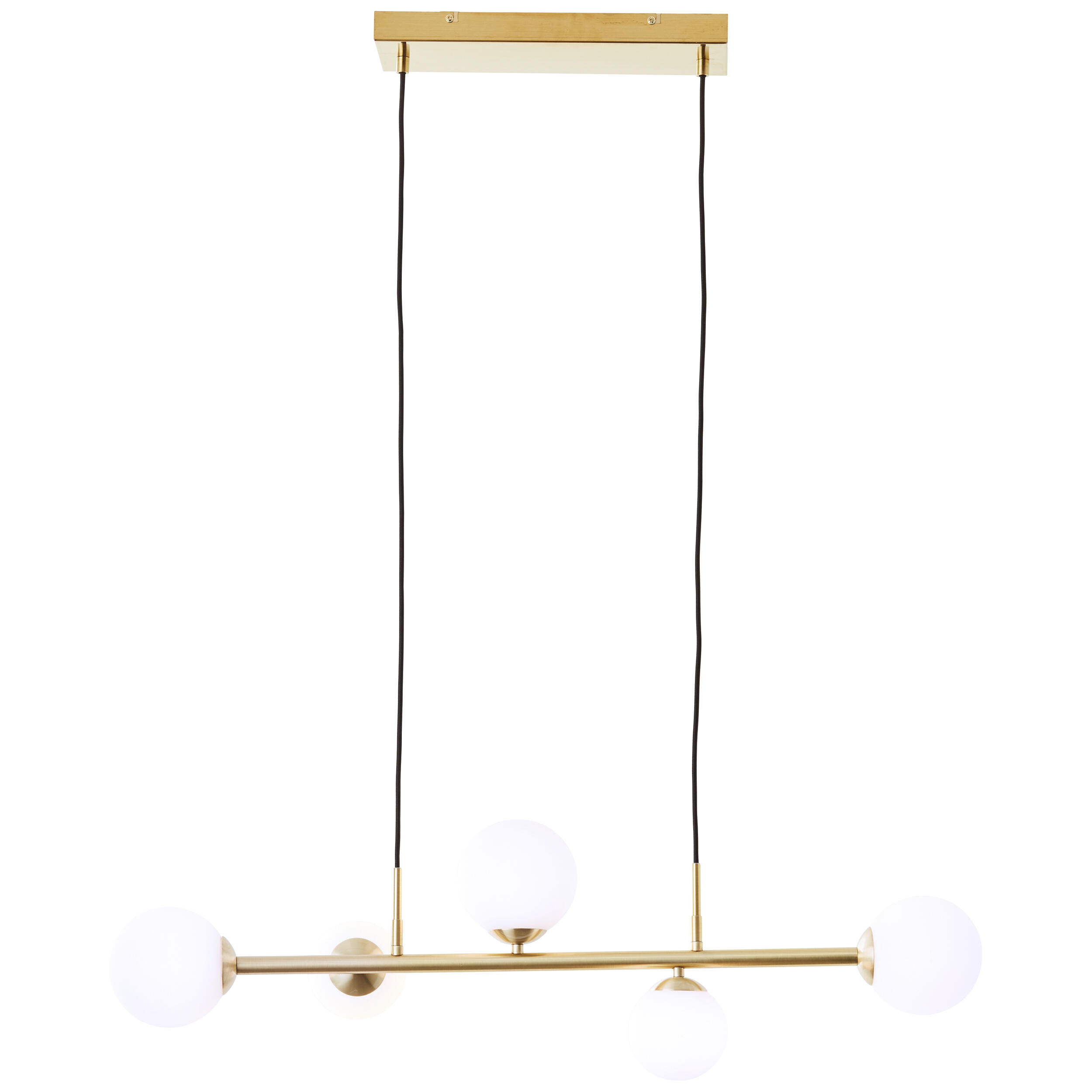 Candeeiro de teto suspenso CALLAS 5L G9 88cm latão inspire - 28