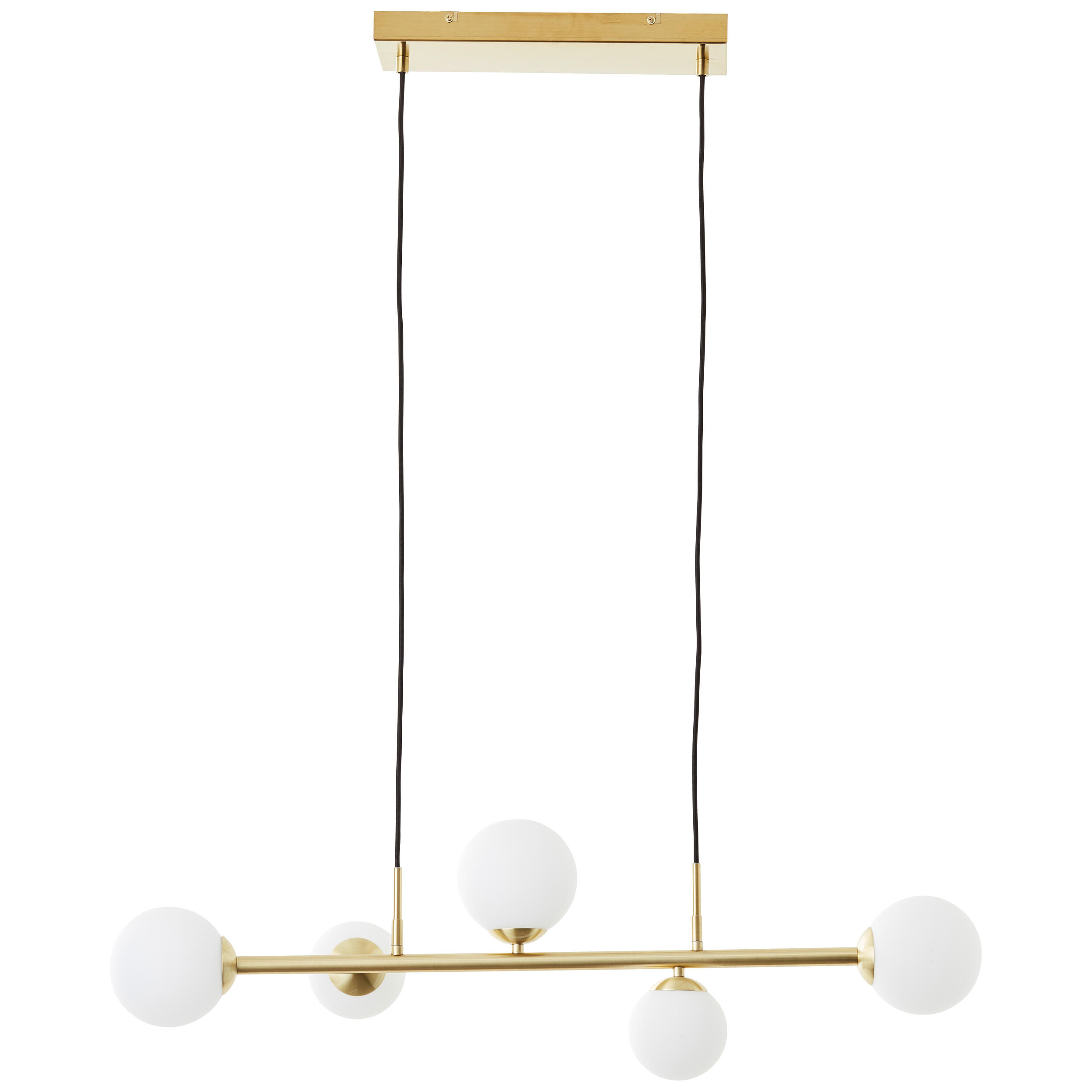 Candeeiro de teto suspenso CALLAS 5L G9 88cm latão inspire - 26