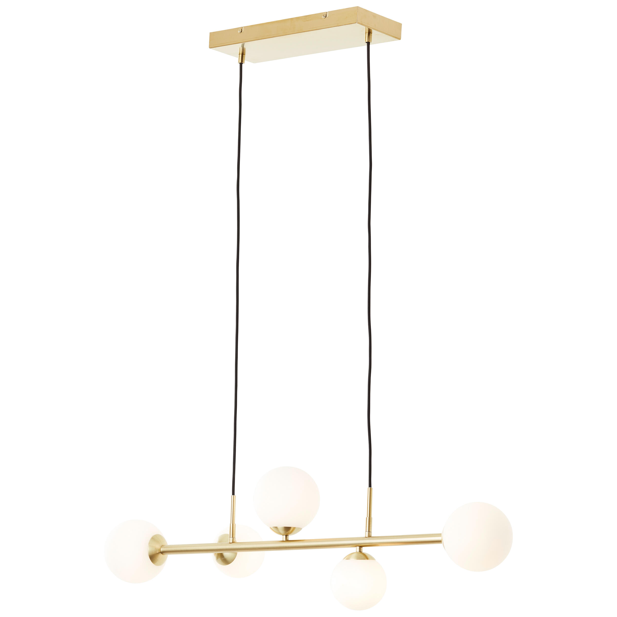 Candeeiro de teto suspenso CALLAS 5L G9 88cm latão inspire - 3