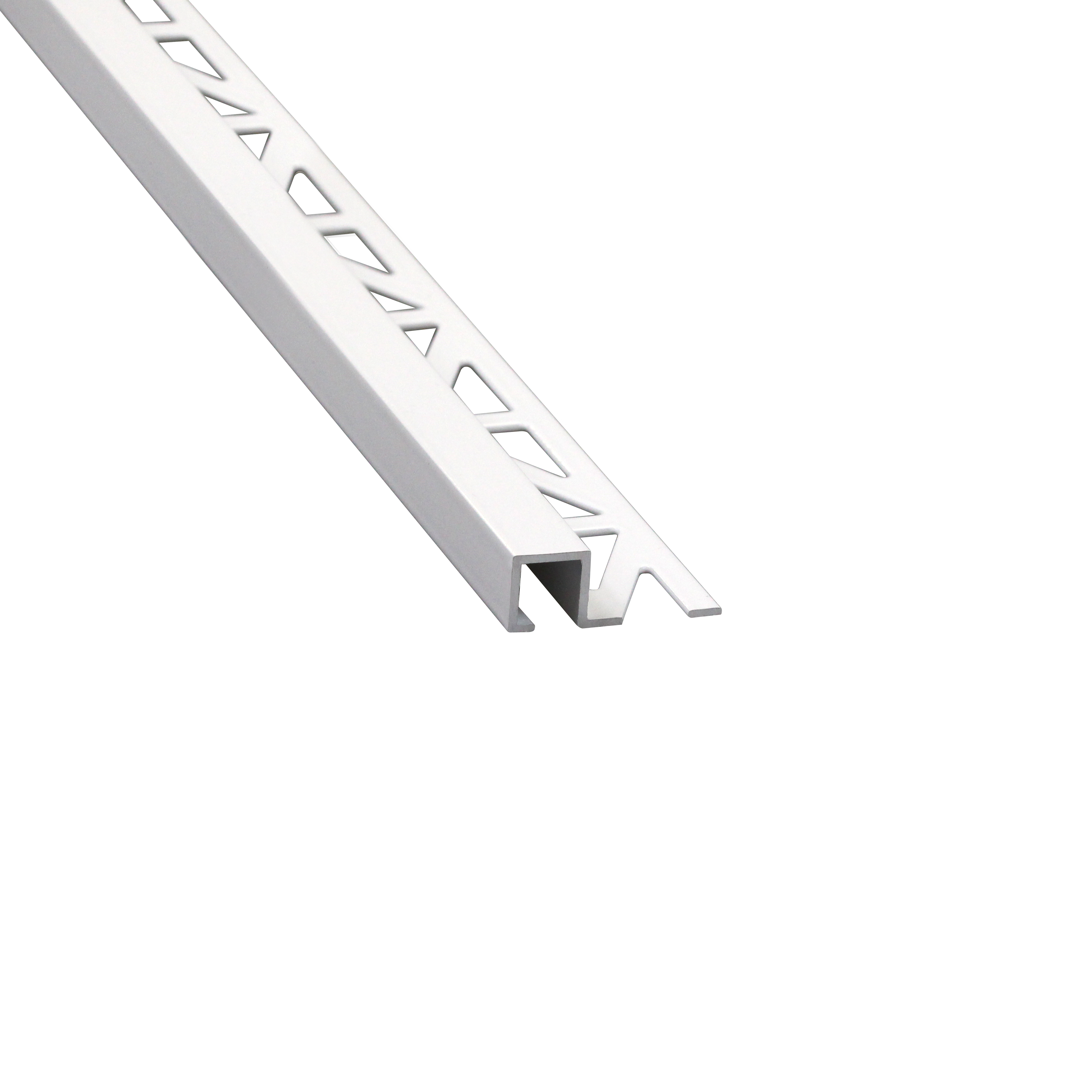 Profil wykończeniowy aluminium kwadrat 12 X 12 mm / 2.5 m Biały Standers
