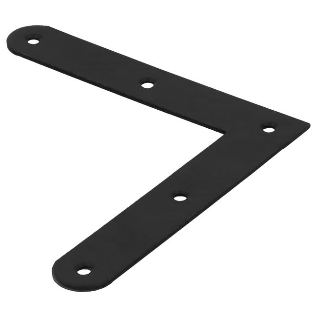 Equerre renforcee 120x120x20 revêtement extérieur MAGNODUR noir | Leroy ...