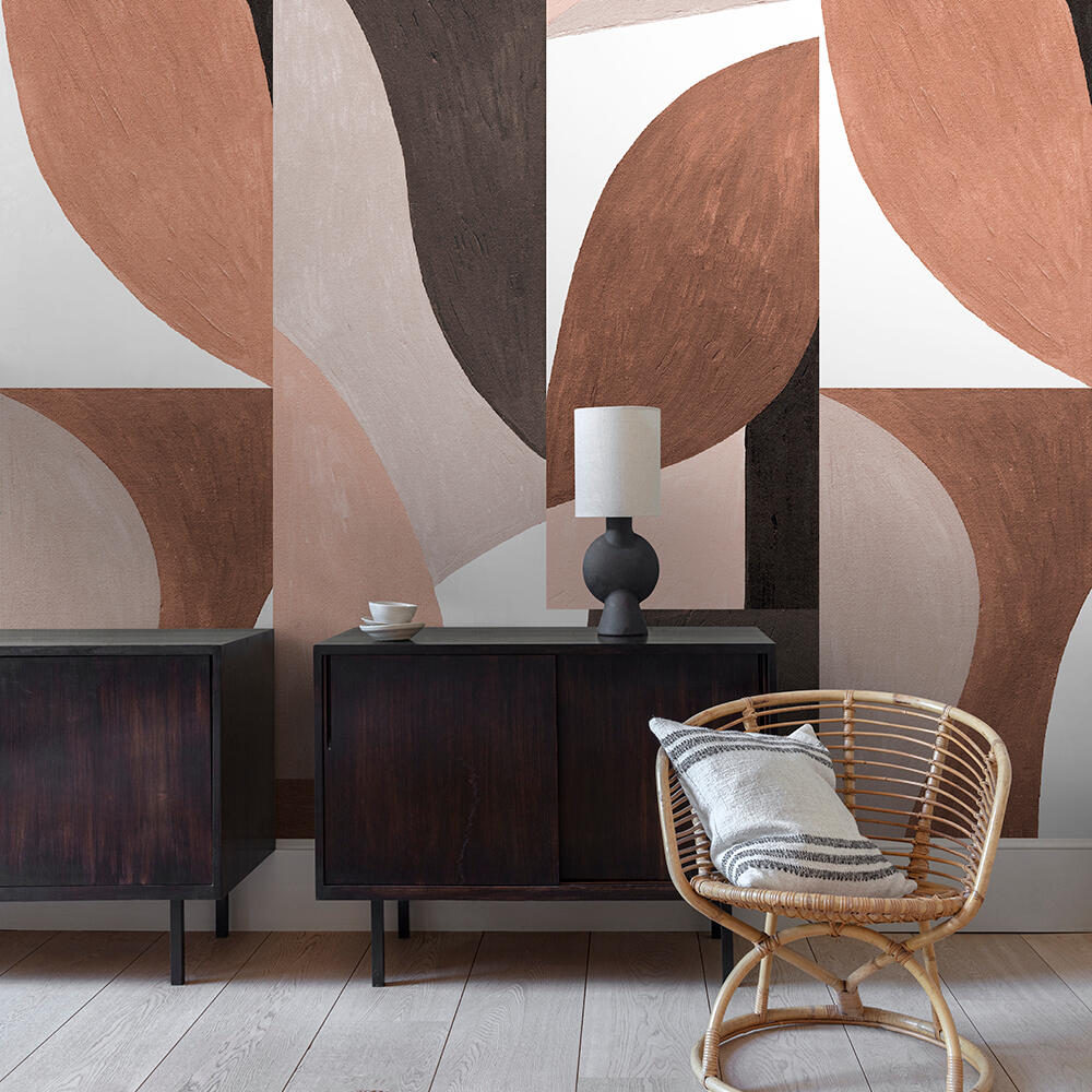 Papier peint panoramique Dufy orange, l.159 x H.280 cm | Leroy Merlin