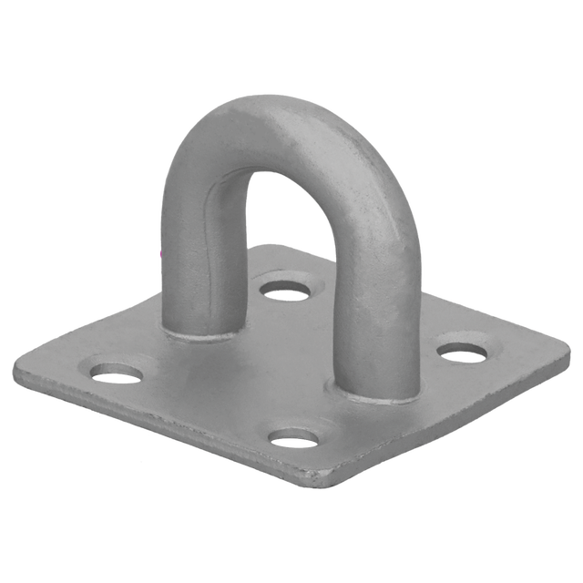 4pcs 304 5mm épaisseur écran Voile Rectangle œil Pad Plaque Anneau