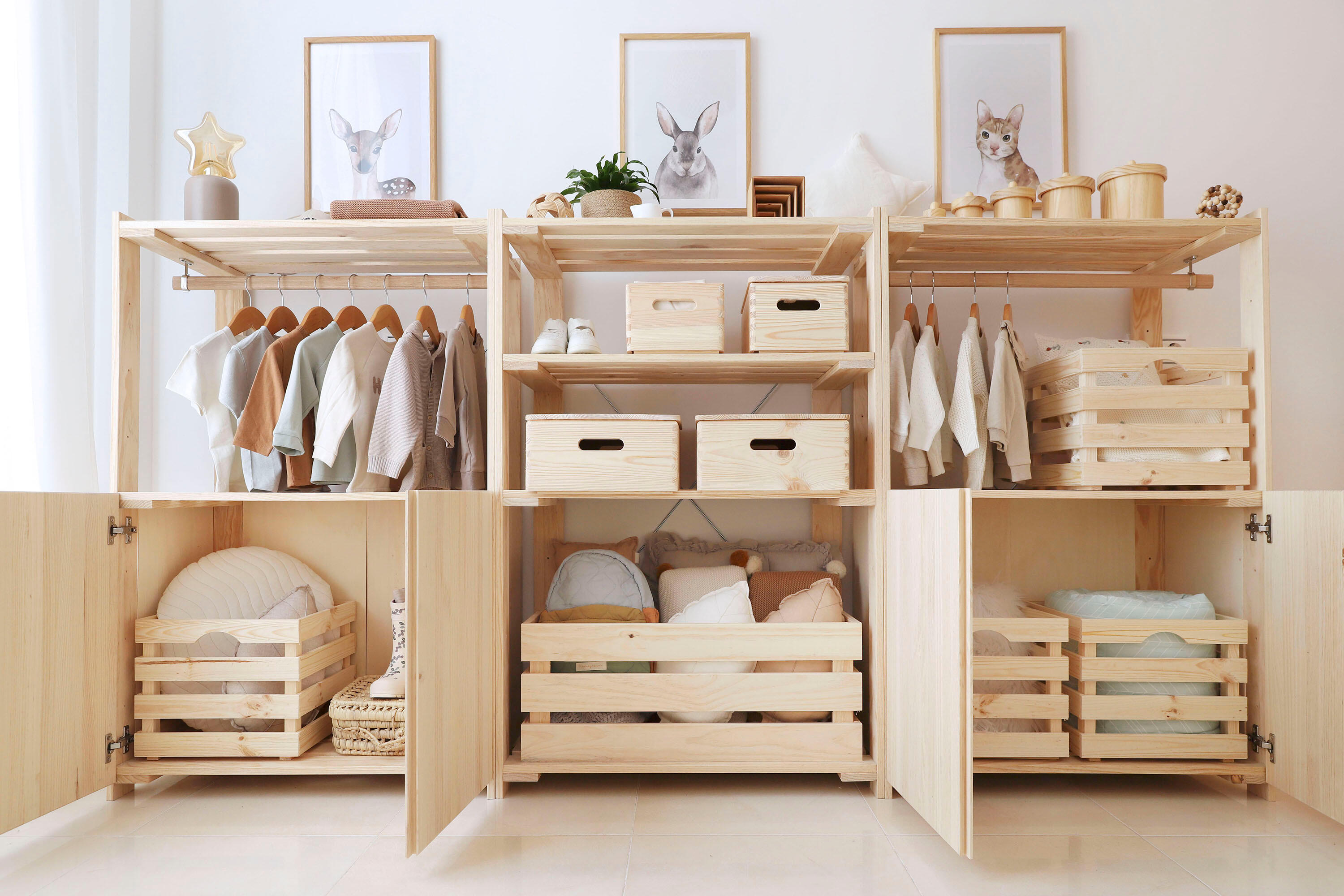 Caixa 26x68x33 cm madeira Nova - 14