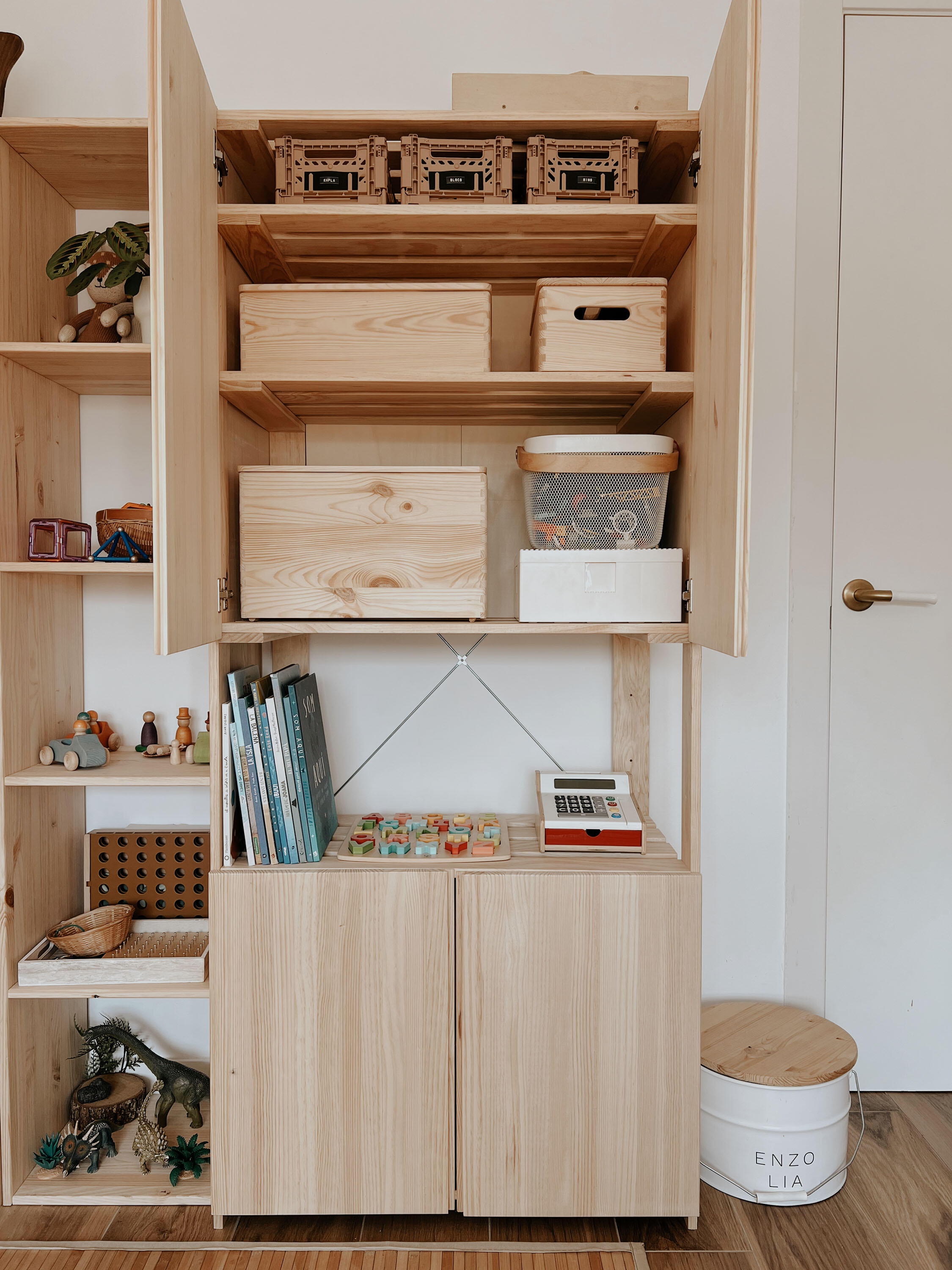 Kit Portas para estante 76,5x40,5x79,5 cm - 19