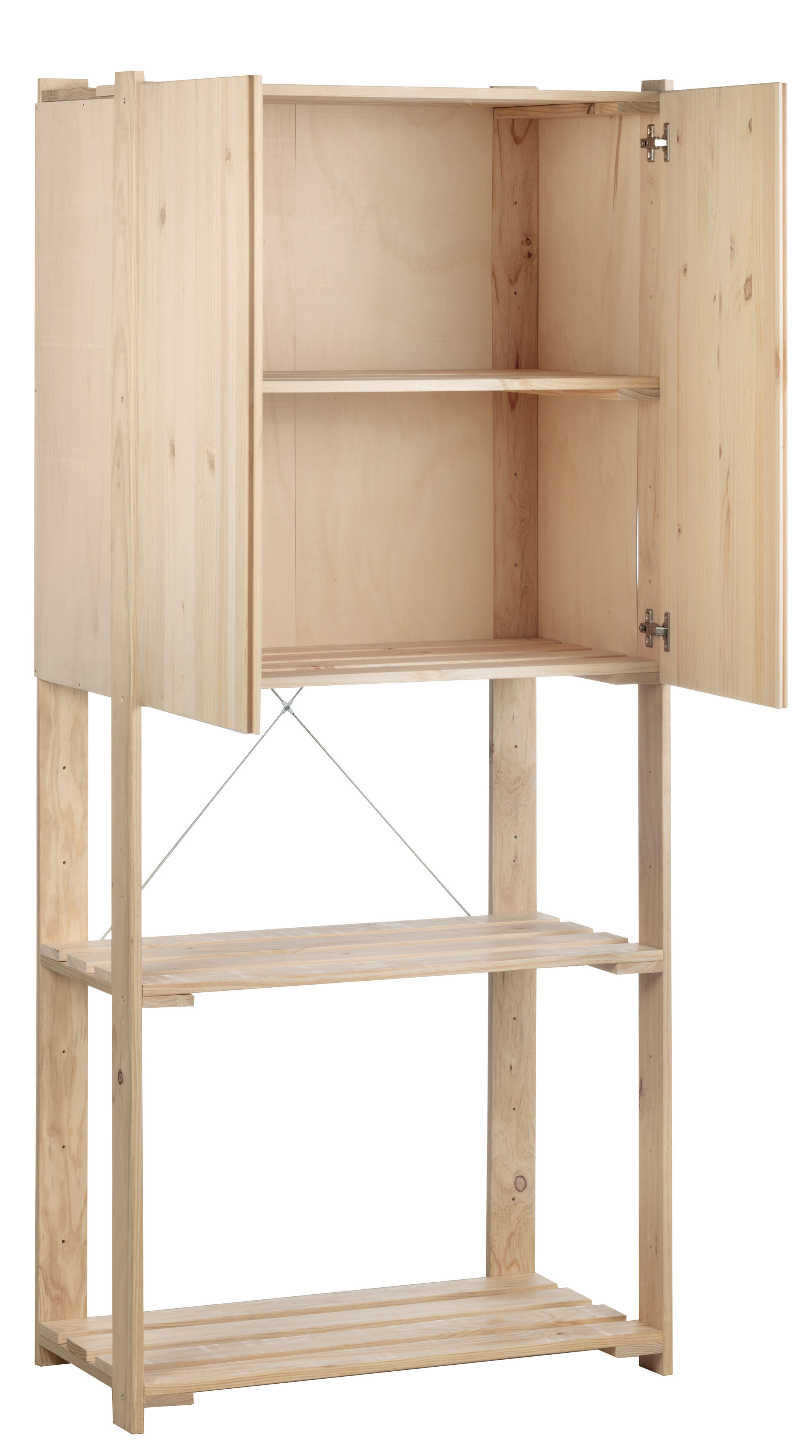 Kit Portas para estante 76,5x40,5x79,5 cm - 2