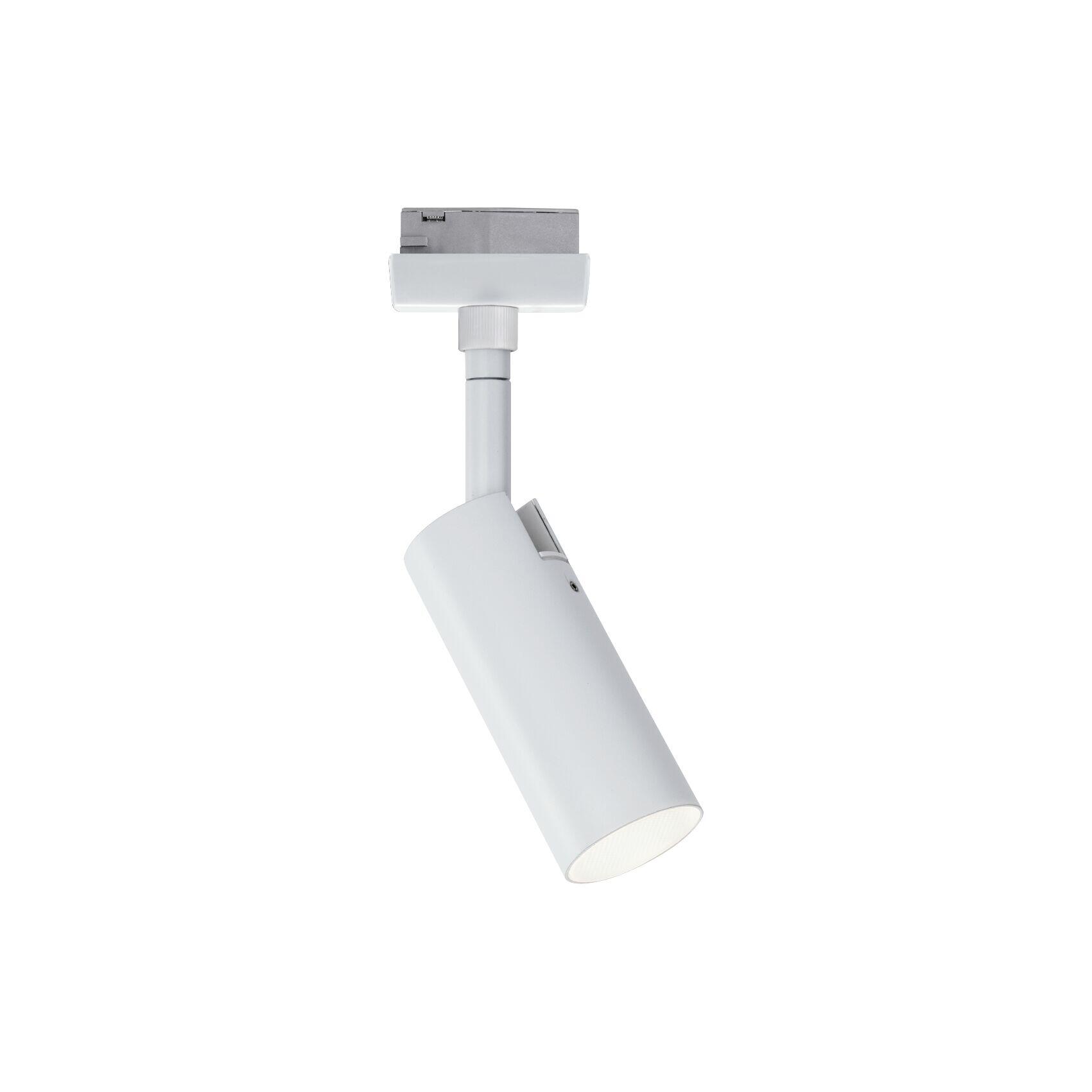 Spot LED URail Tubo 1X5W 230V 3000K design métal blanc mat, PAULMANN - 3