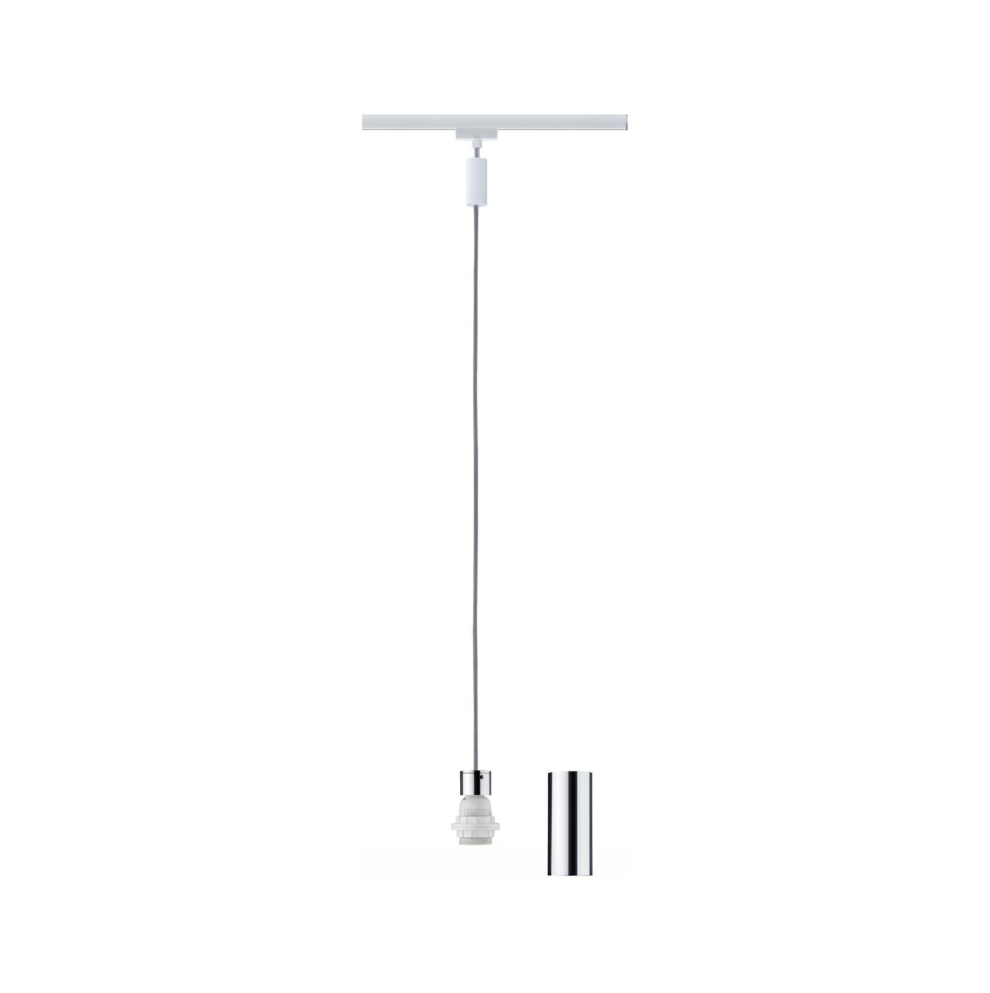 Suspension de base Urail 2easy E27 métal blanc PAULMANN - 2