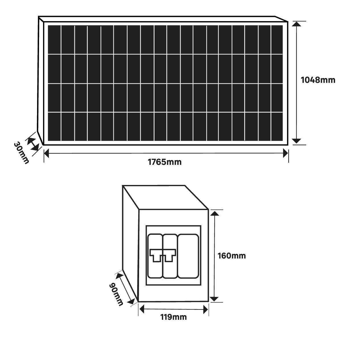 Kit pannello solare plug&play da balcone Kit Smart + inverter e staffe, 2 pannelli monocristallino - 6