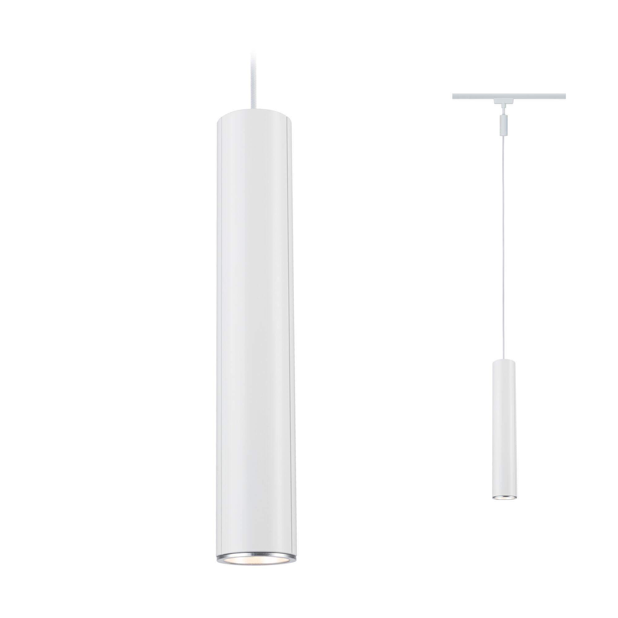 Suspension URail Catalejo GU10 230V Ø6.5 cm, design métal blanc, PAULMANN - 4