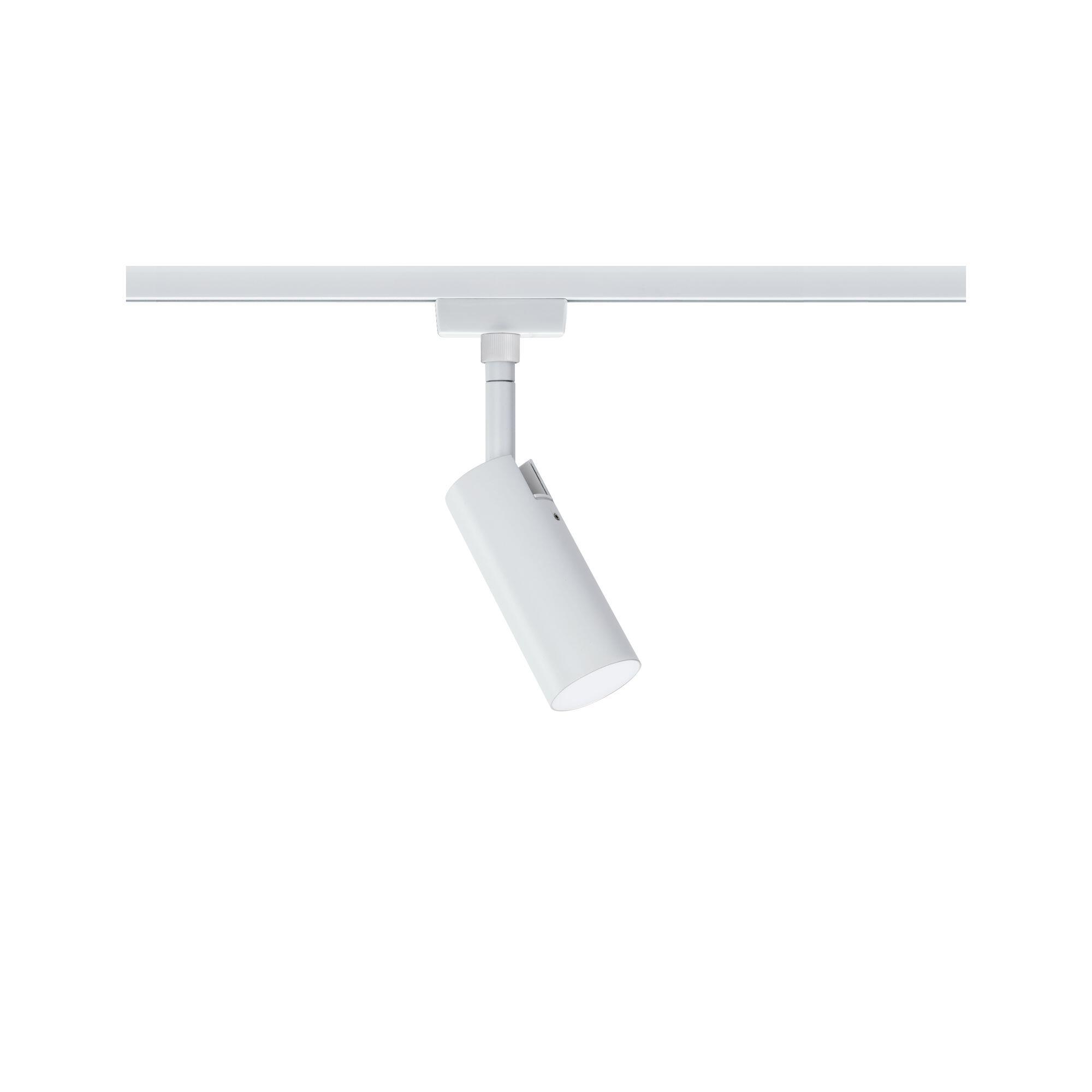 Spot LED URail Tubo 1X5W 230V 3000K design métal blanc mat, PAULMANN - 2