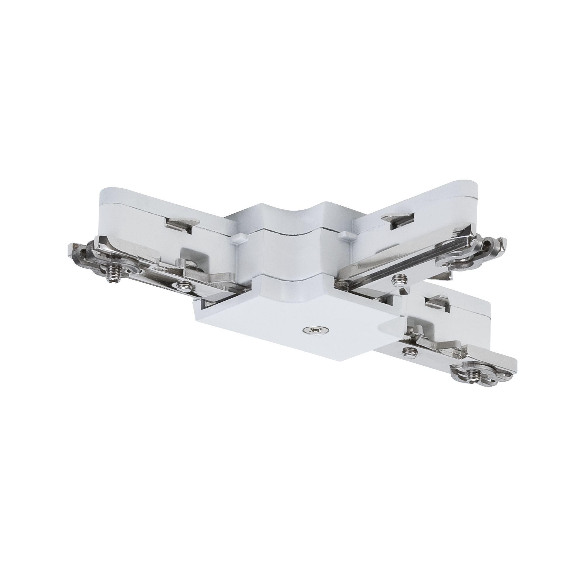 Paulmann Connecteur Métal Argenté – Raccord De Qualité Pour Système D'Éclairage