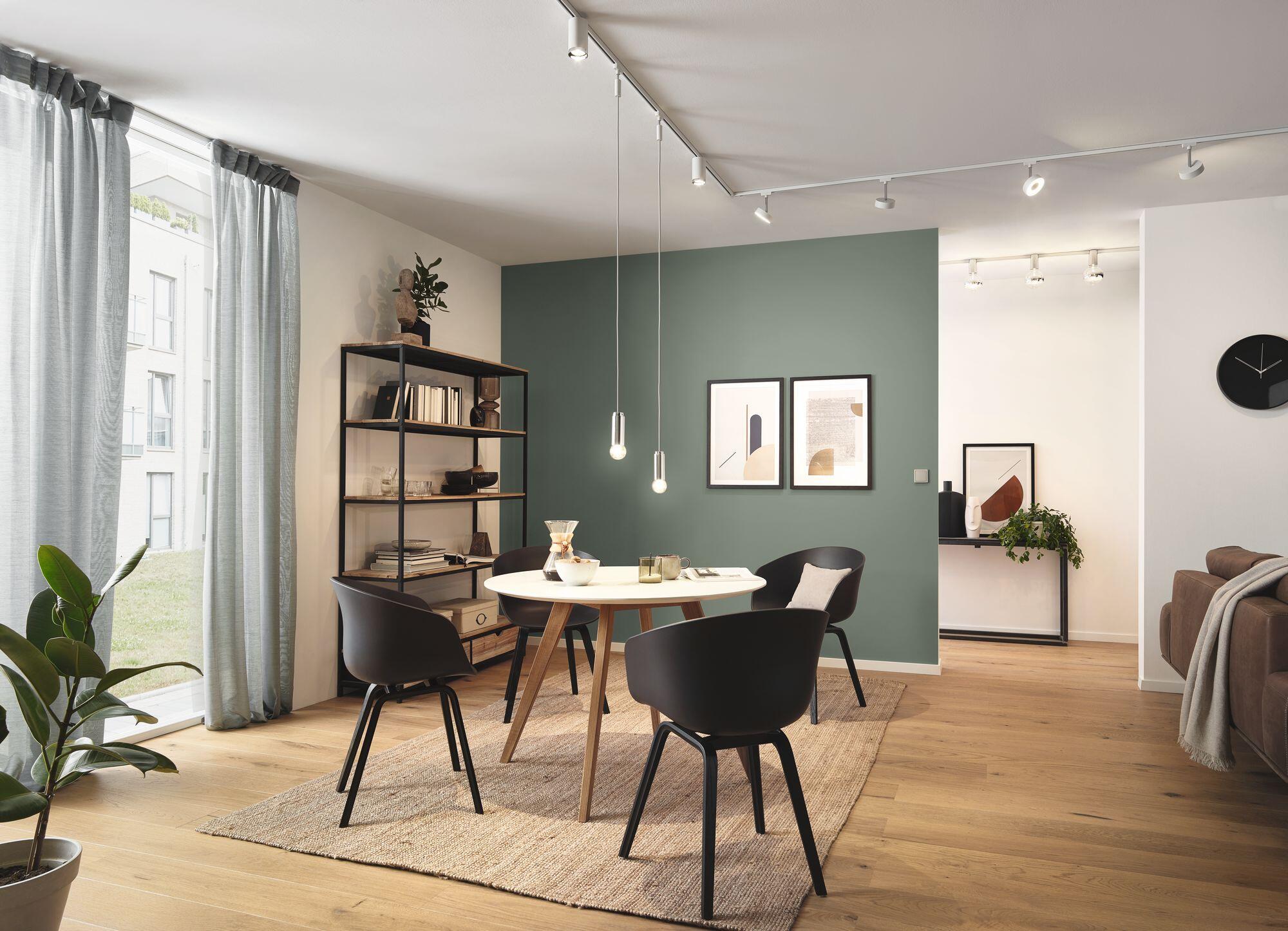 Connecteur fixe en L URail 230V design métal blanc, PAULMANN - 5