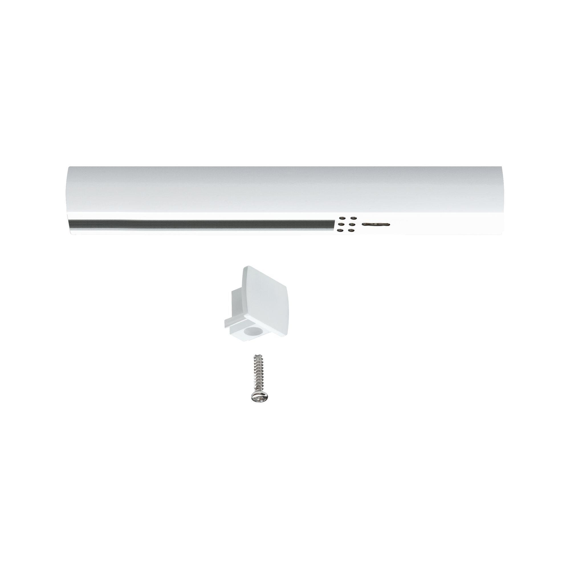 Alimentation électrique en fin de circuit URail 230V blanc plastique , PAULMANN - 3