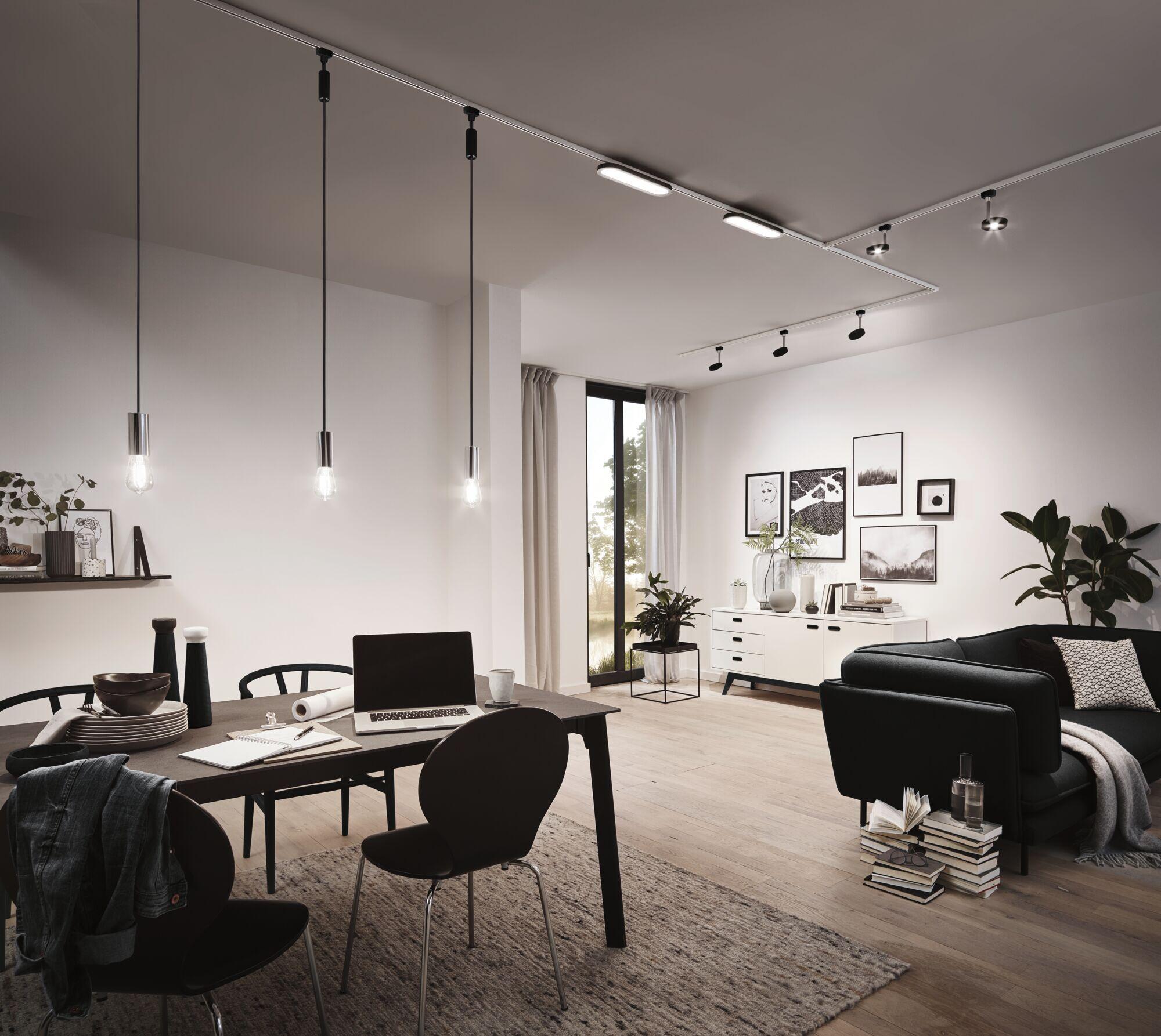 Alimentation électrique en fin de circuit URail 230V blanc plastique , PAULMANN - 5