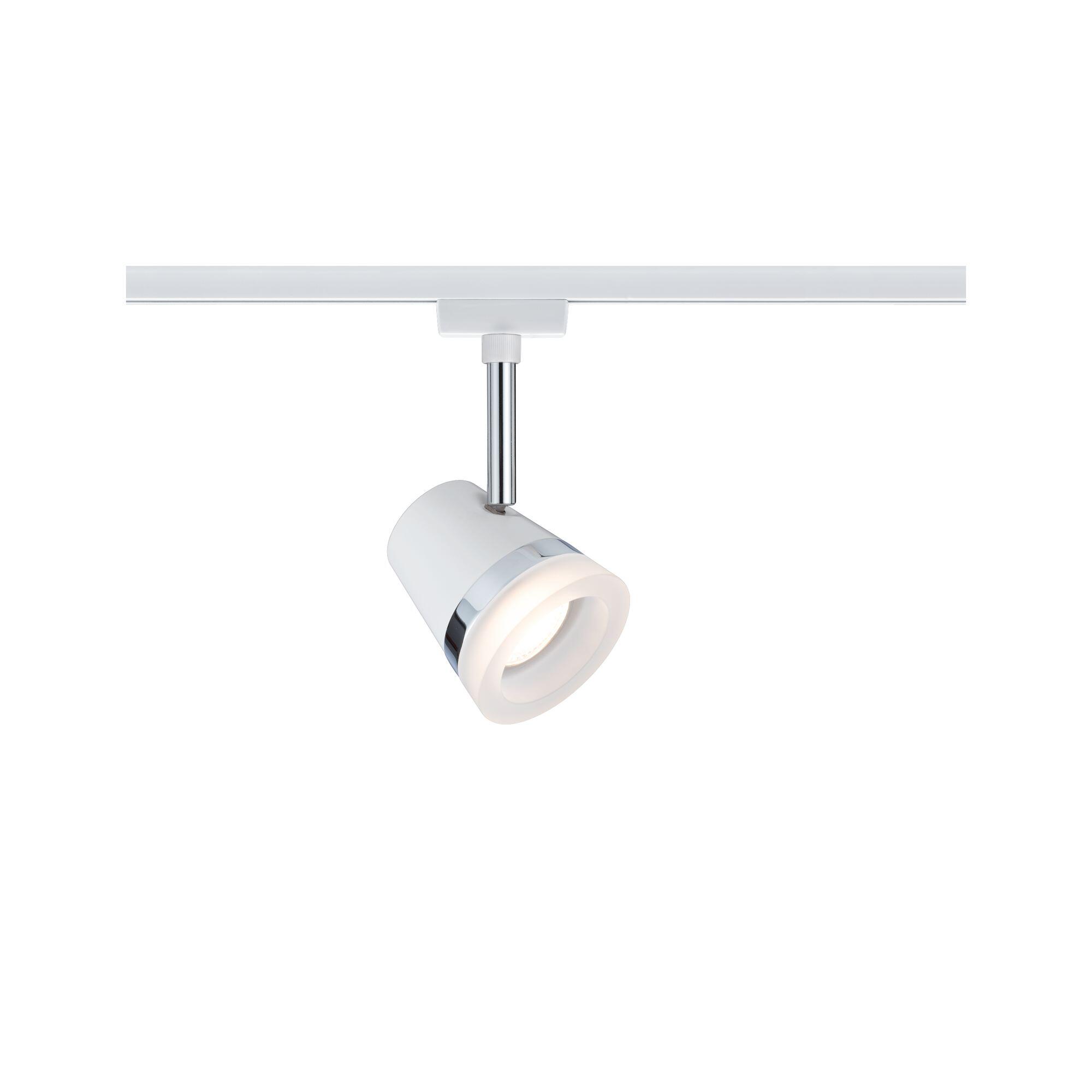 Spot LED URail Cone GU10 230V design métal blanc, PAULMANN - 3