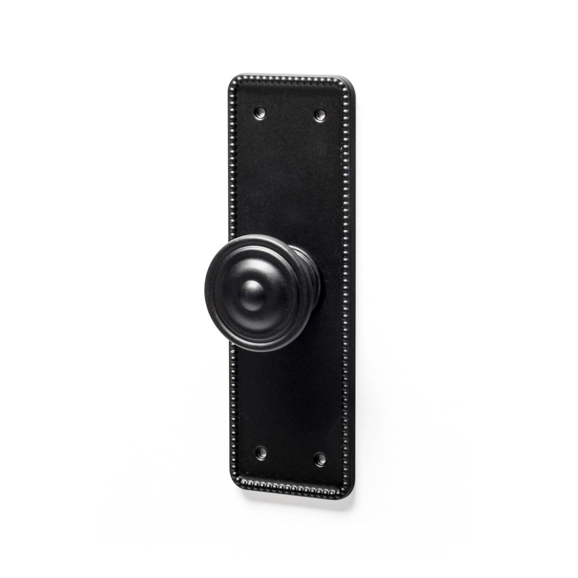 2 pomo de mueble rei negro, d. 110