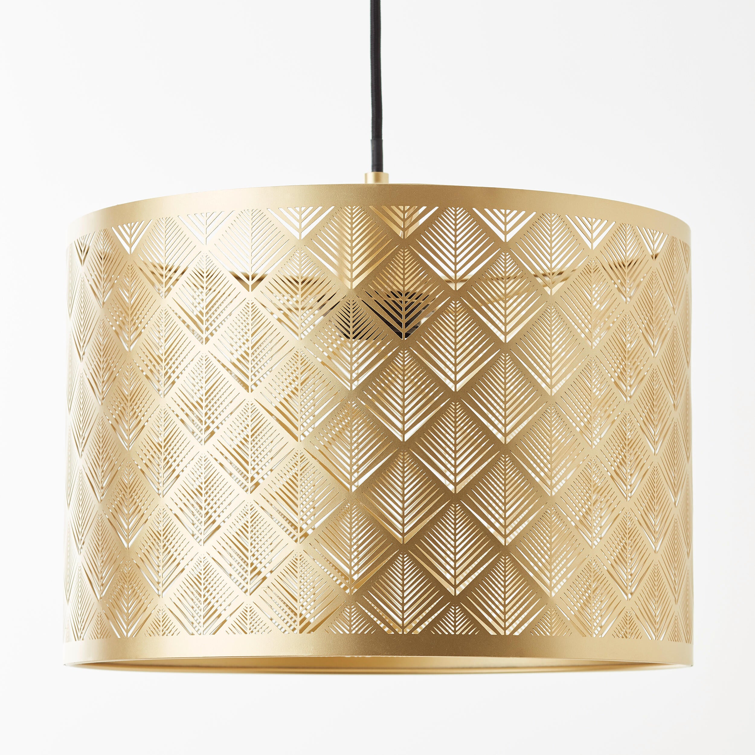 Candeeiro de teto suspenso E27 1 luz D30 cm metal/vidro Inspire Glati - 7