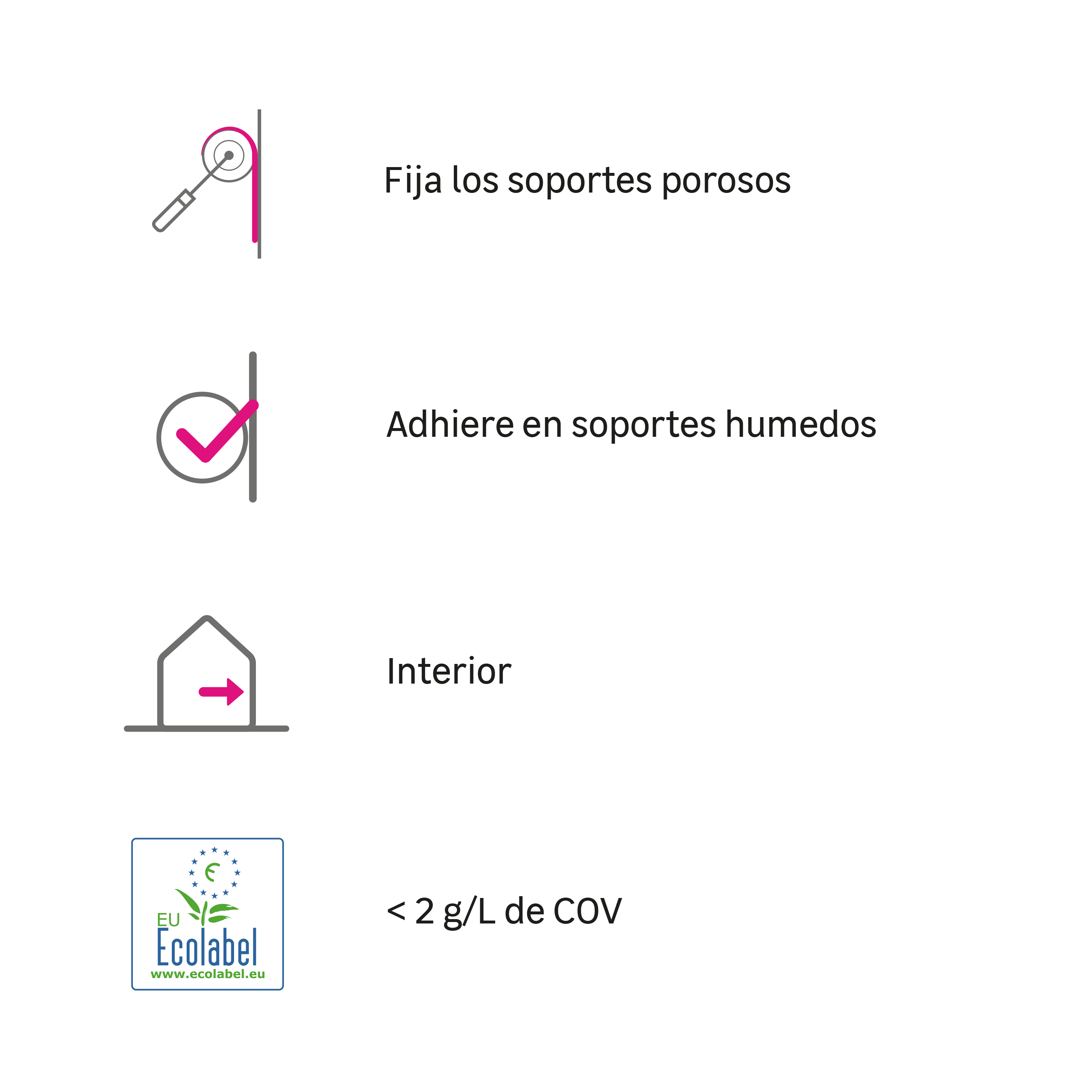 Imprimación anti humedad LUXENS 750ml blanco - 5