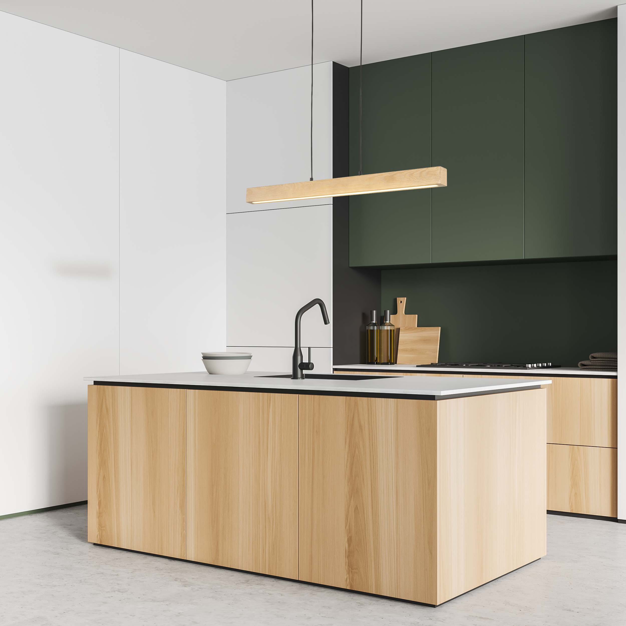 Lampa wisząca Teo drewno LED Tk Lighting - 16