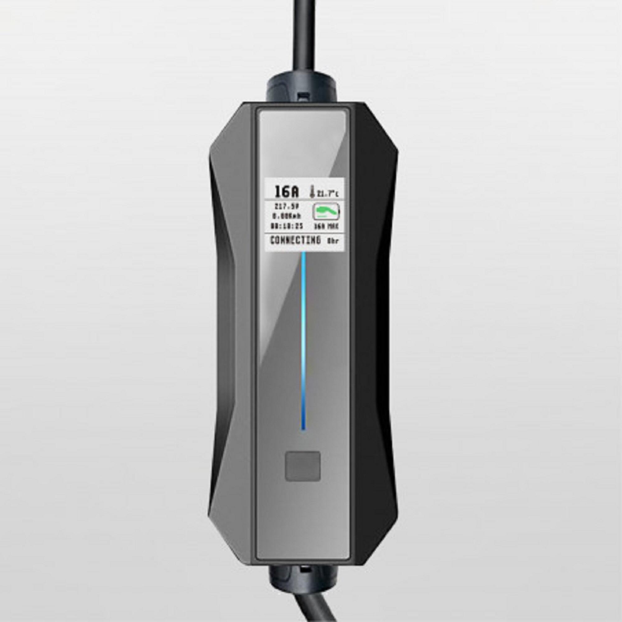 Carregador Portátil para Automóvel KSIX Schuko T2 - 16A / 3,7 kW - 5 Metros - 2