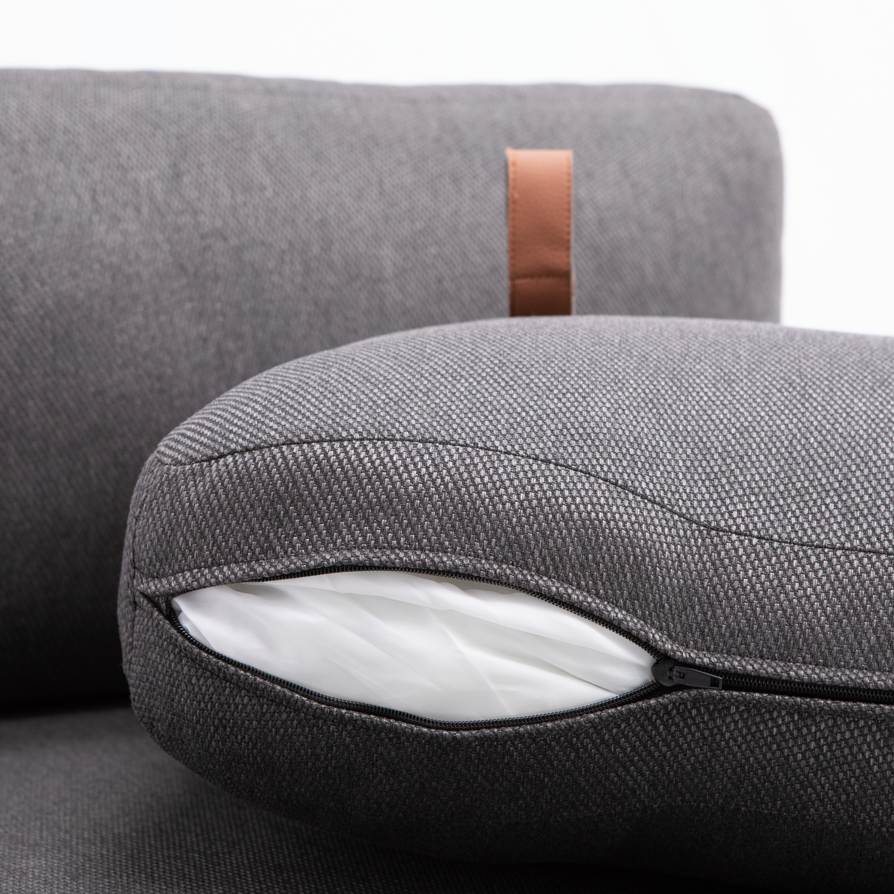 Módulo sofá jardim simples preto Idunn Naterial - 15