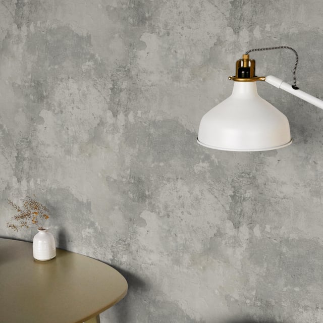 Papier peint intissé Béton old town gris