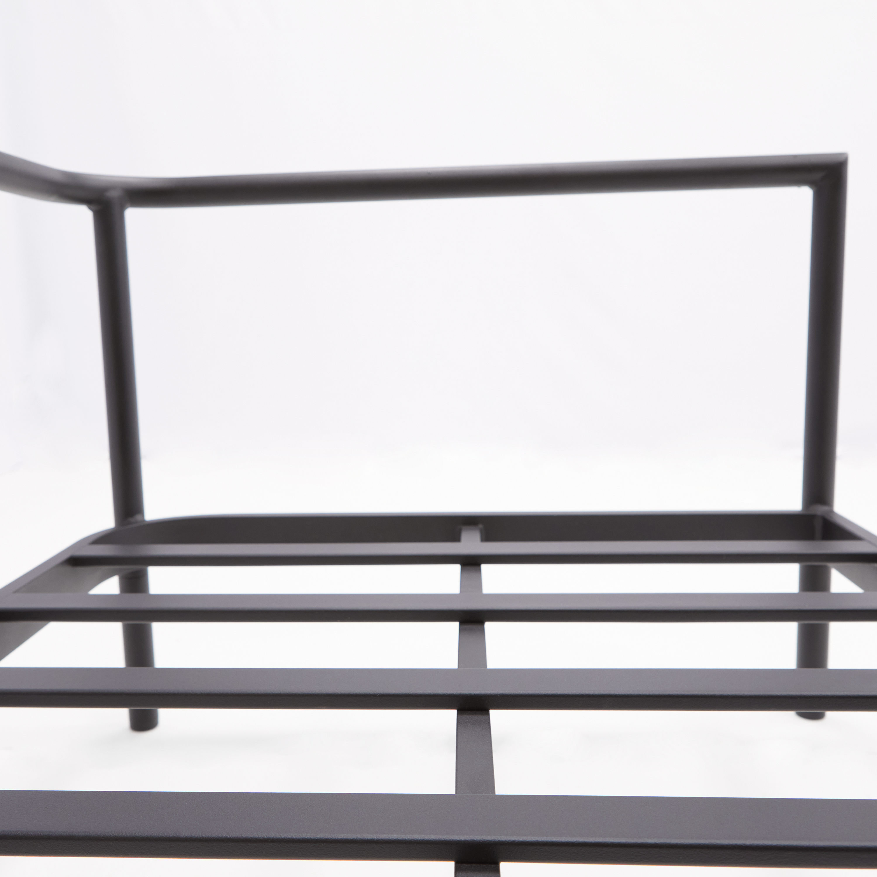 Módulo sofá de jardim com almofada preto Idunn Naterial - 12