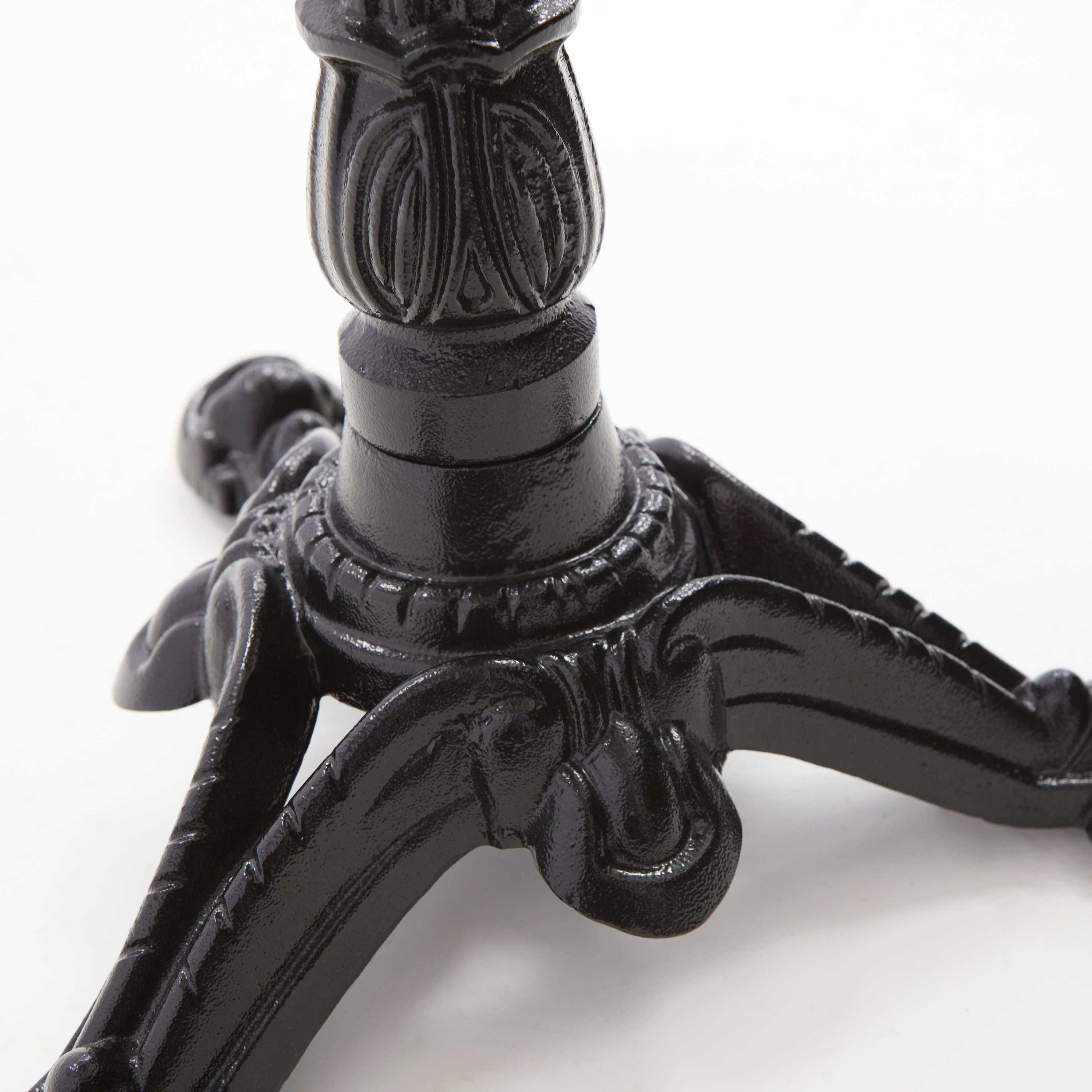 Mesa para jardim redonda 60 cm preto Naterial Paris - 6