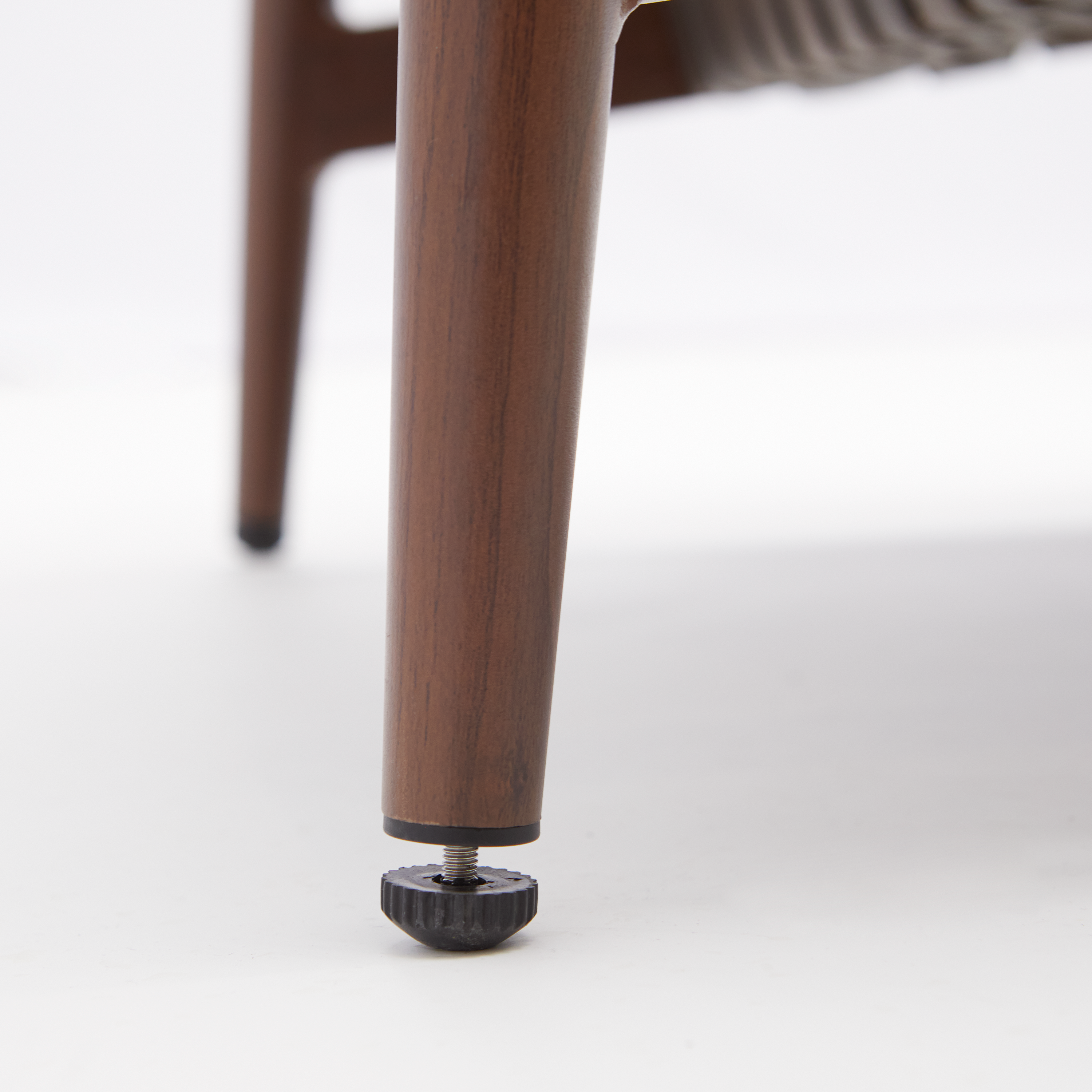 Set 2 fauteuils bas en aluminium et wicker effet bois Retro NATERIAL - 12