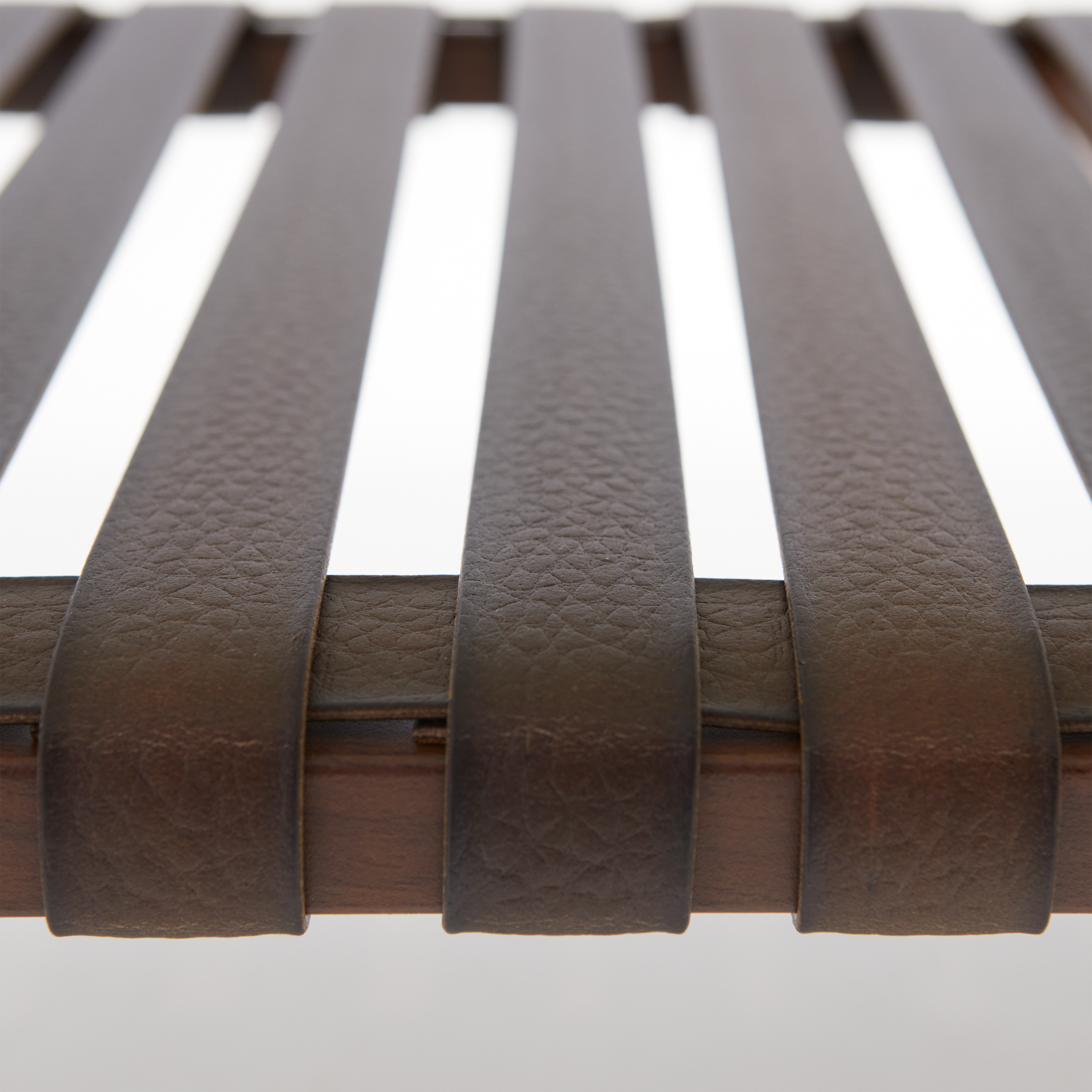 Table basse en aluminium effet bois et verre Retro NATERIAL - 10