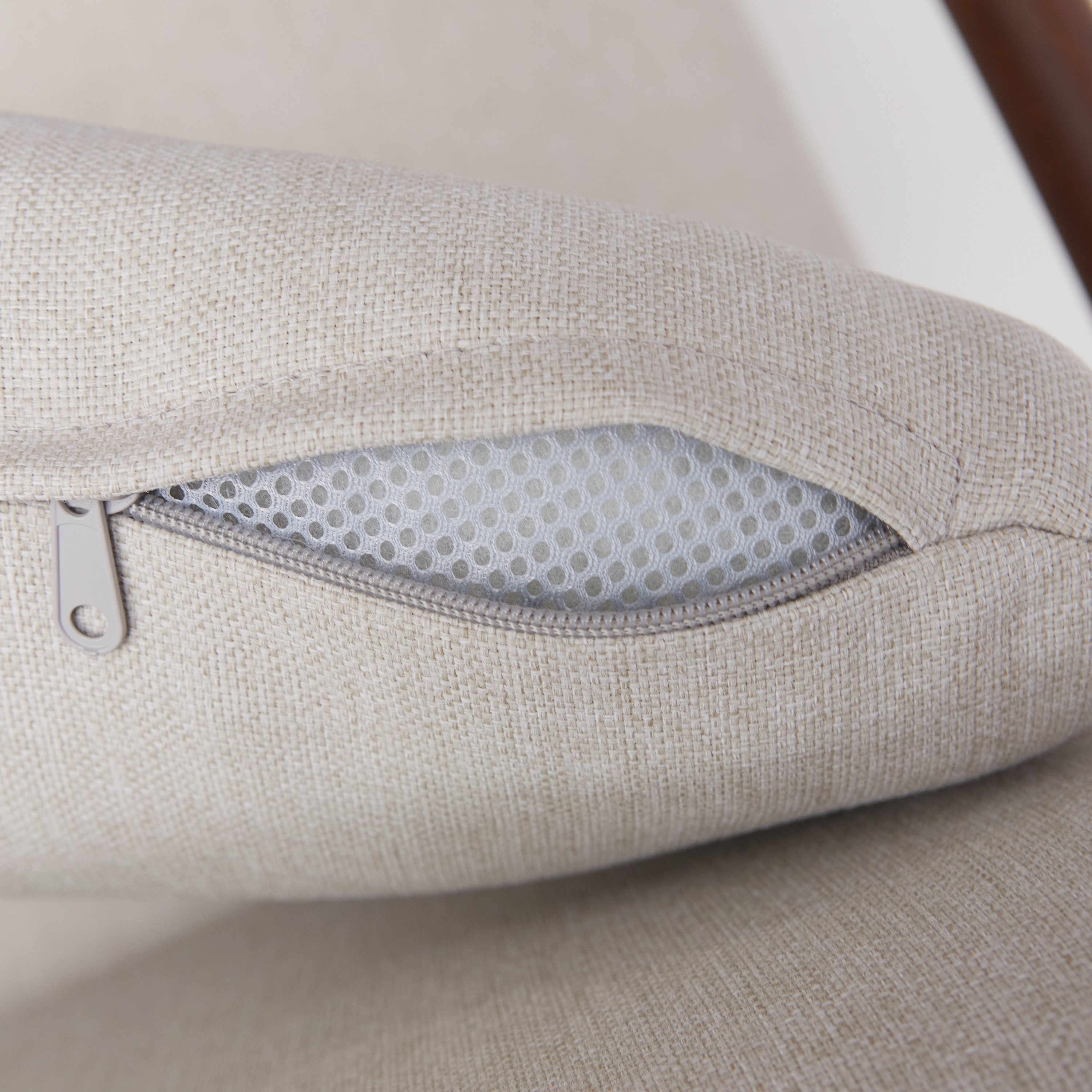 Set de 2 fauteuils en aluminium effet bois Retro NATERIAL - 14