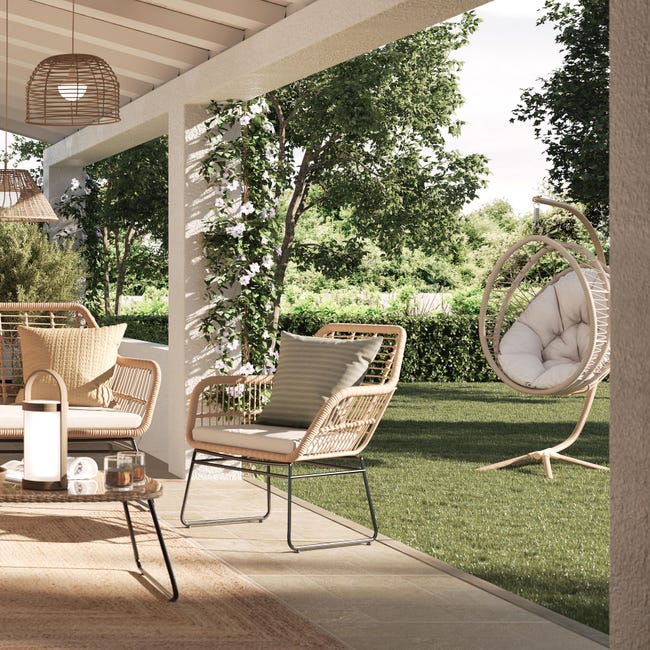 Rattan Sedia A Dondolo Sospesa Leroy Merlin Poltrona Sospesa Leroy